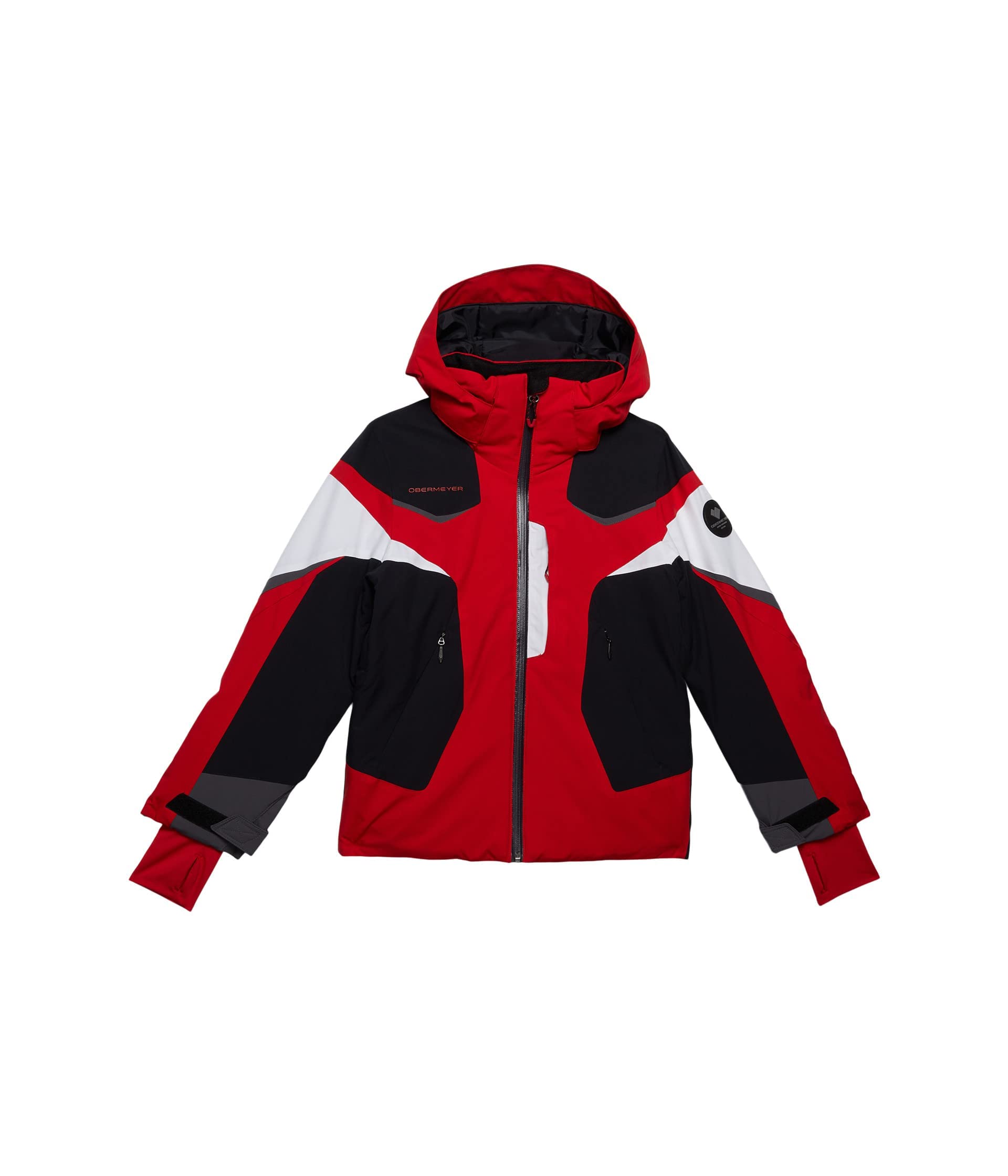Obermeyer Kids Mach 13 Jacket for Boys & Girls - Waterproof Winter Coat with Front Zipper & Removable Hood | Trendy Outerwear for School, Snow Play & Outdoor Activities