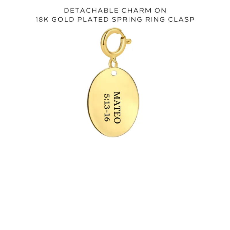 Personalized Engraved Charms with Detachable Clasp - Custom Name Jewelry for Necklaces & Bracelets - Perfect for Gifts, Anniversaries and Special Occasions ($10.00)