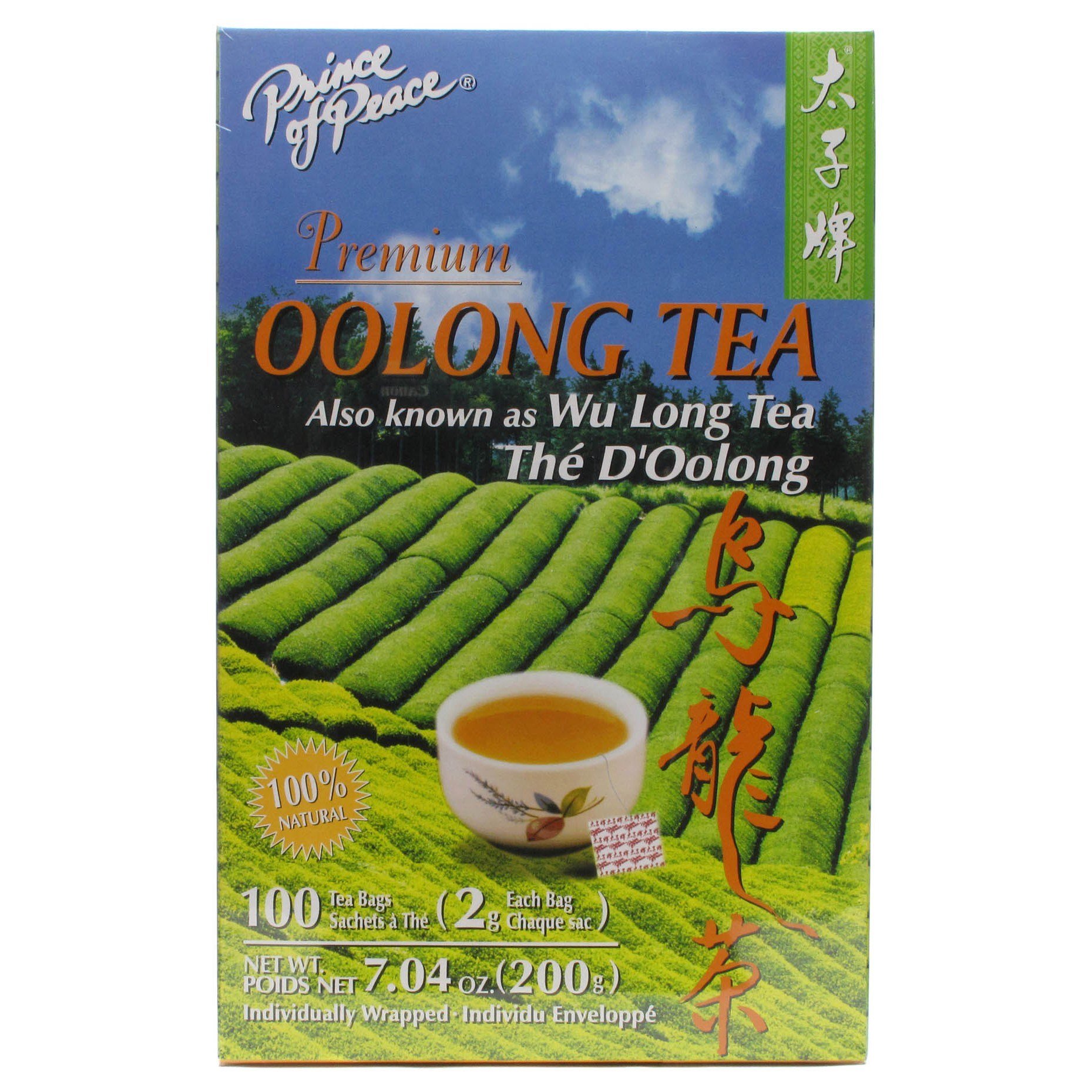 Prince of Peace Premium Oolong Tea - 100 Tea Bags (Pack of 12) | High-Quality Loose Leaf Tea for Daily Relaxation & Energy Boost | Perfect for Office, Home & Gifts