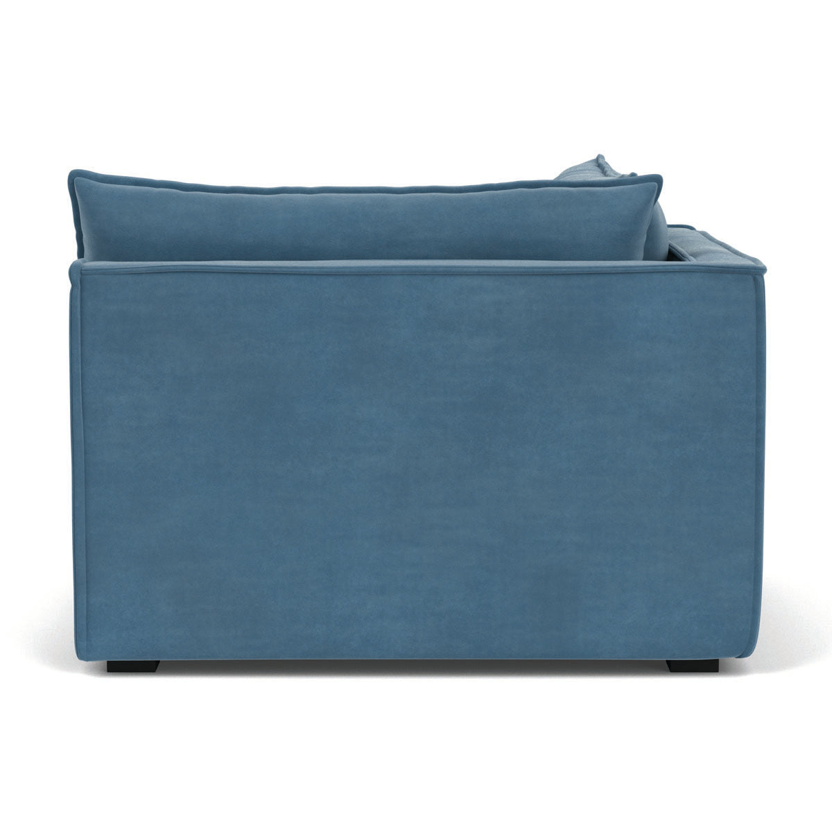 Daphne Velvet Left Corner Modular Sofa - 1 Seater, Modern Living Room Furniture for Small Spaces, Apartments & Cozy Home Decor