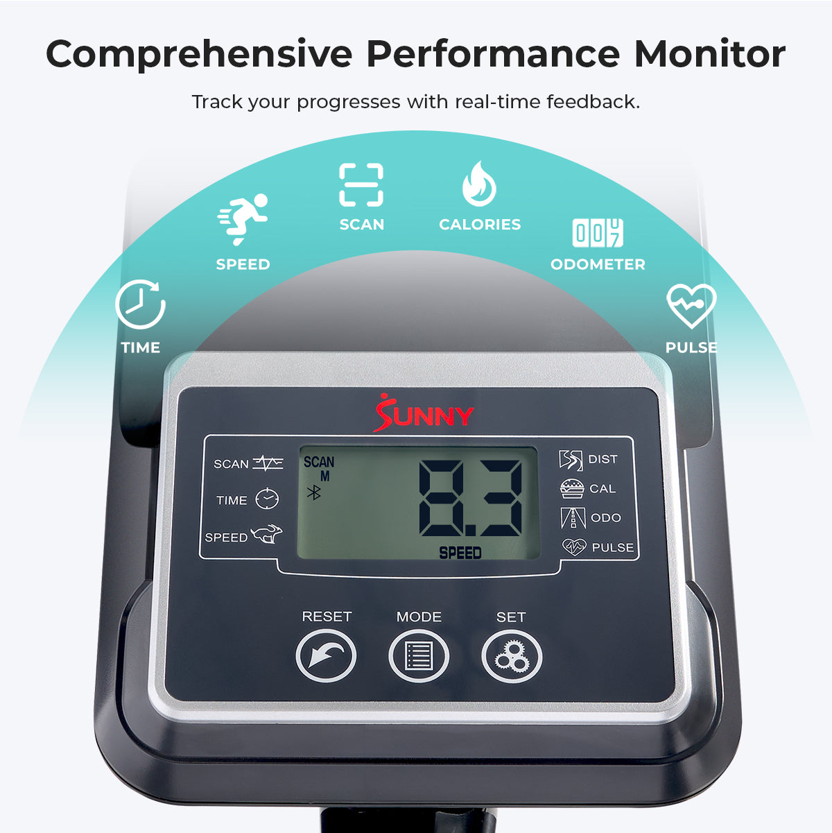 Premium Smart Elliptical Trainer with 15 Magnetic Resistance Levels - Perfect for Home Gym & Full-Body Workout