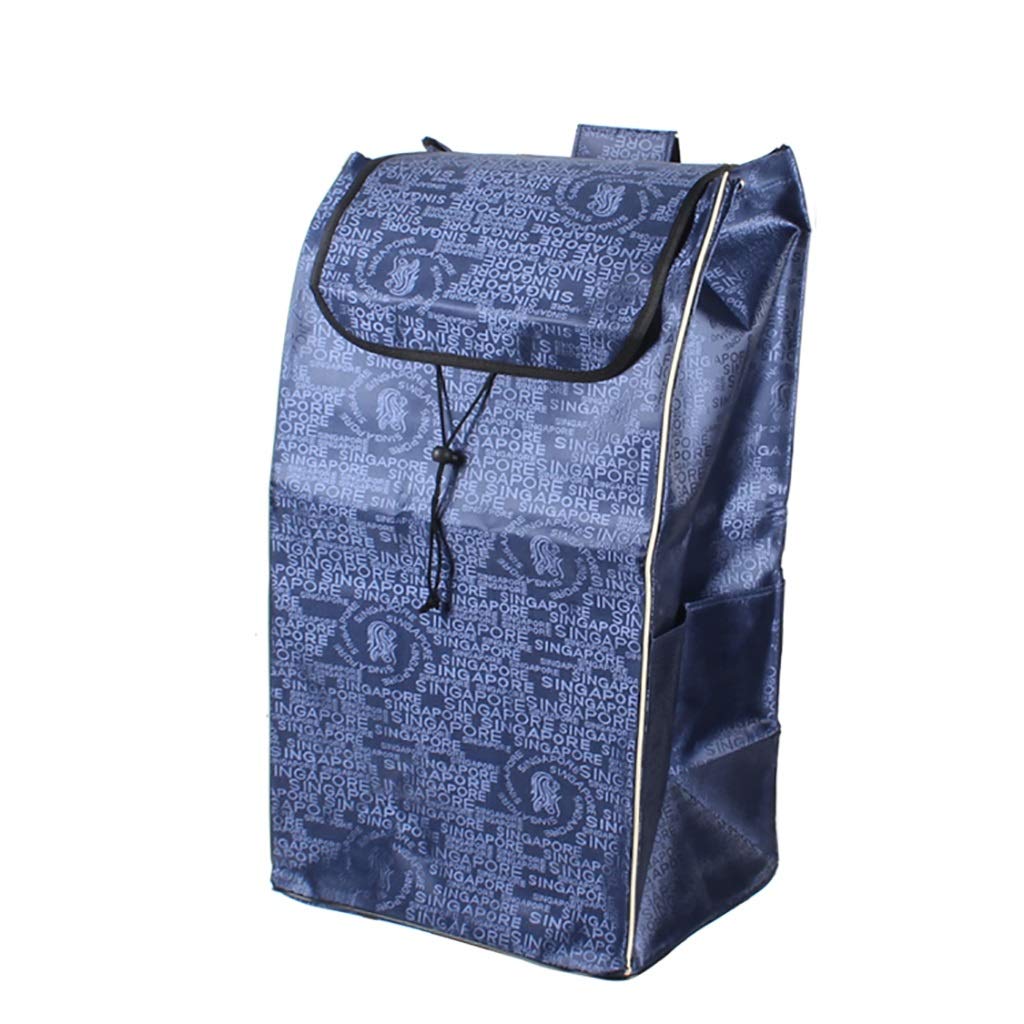 Waterproof 72L Oxford Cloth Shopping Cart Replacement Bag - Durable Trolley Storage Organizer for Groceries, Camping & Outdoor Activities