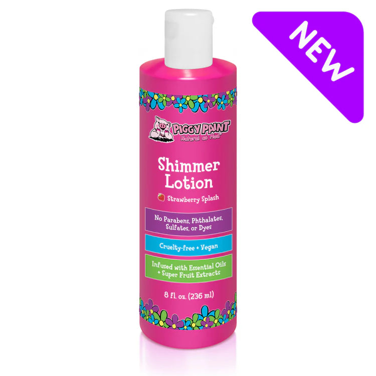 Strawberry Splash Shimmer Body Lotion - Hydrating & Glowing Moisturizer for Soft Skin | Perfect for Summer, Parties & Everyday Radiance
