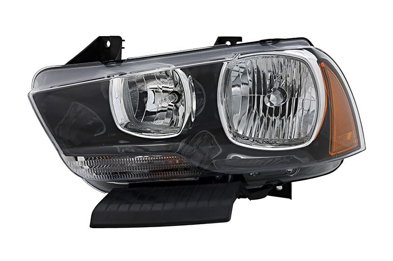 2011-2014 Dodge Charger Left Driver Side Halogen Headlight Replacement - Perfect for Night Driving & Foggy Conditions