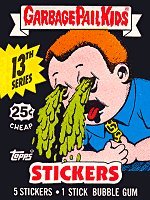 Topps Garbage Pail Kids 13th Series - 1 Single Unopened Pack | Vintage Trading Cards for Collectors | Perfect for Nostalgic Gift Giving & Card Trading Events