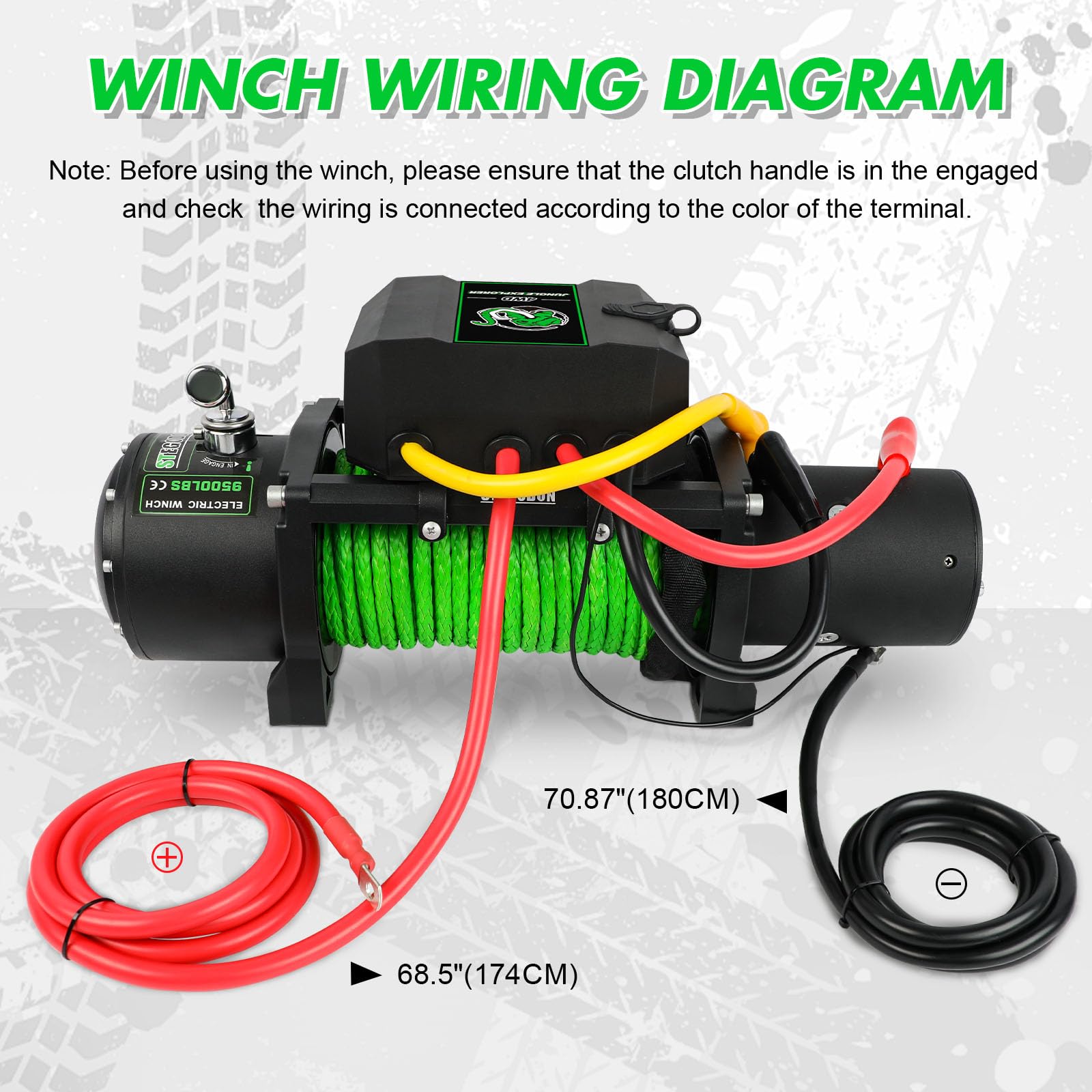 Heavy Duty Electric Winch Control Box with Wireless & Wired Remote - 8,000 to 13,000 lbs Capacity - Perfect for Off-Road Vehicles, ATVs, Trucks & Marine Applications