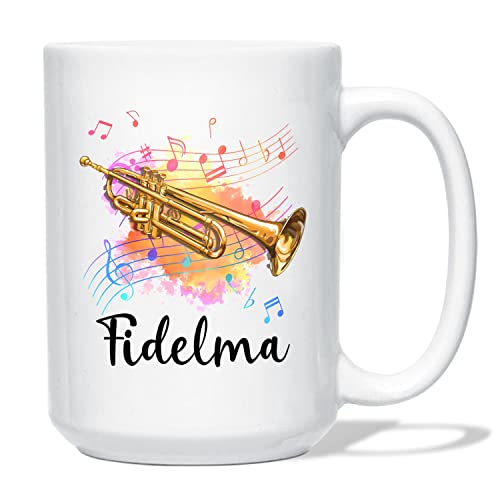 Trumpet White Mug