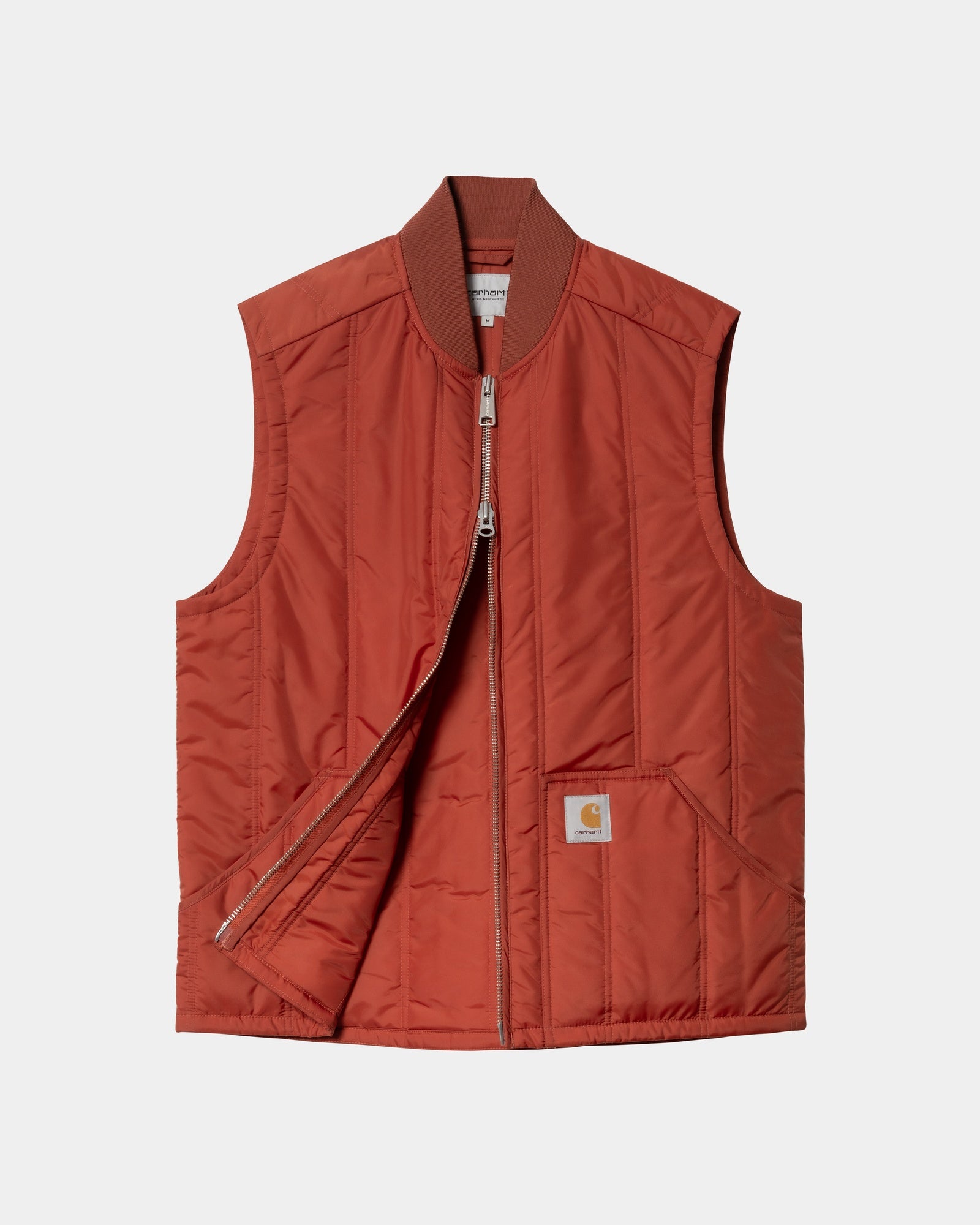 Lachlan Vest Liner for Men - Vermillion Red Lightweight Thermal Underlayer for Outdoor Activities, Hiking, and Winter Sports