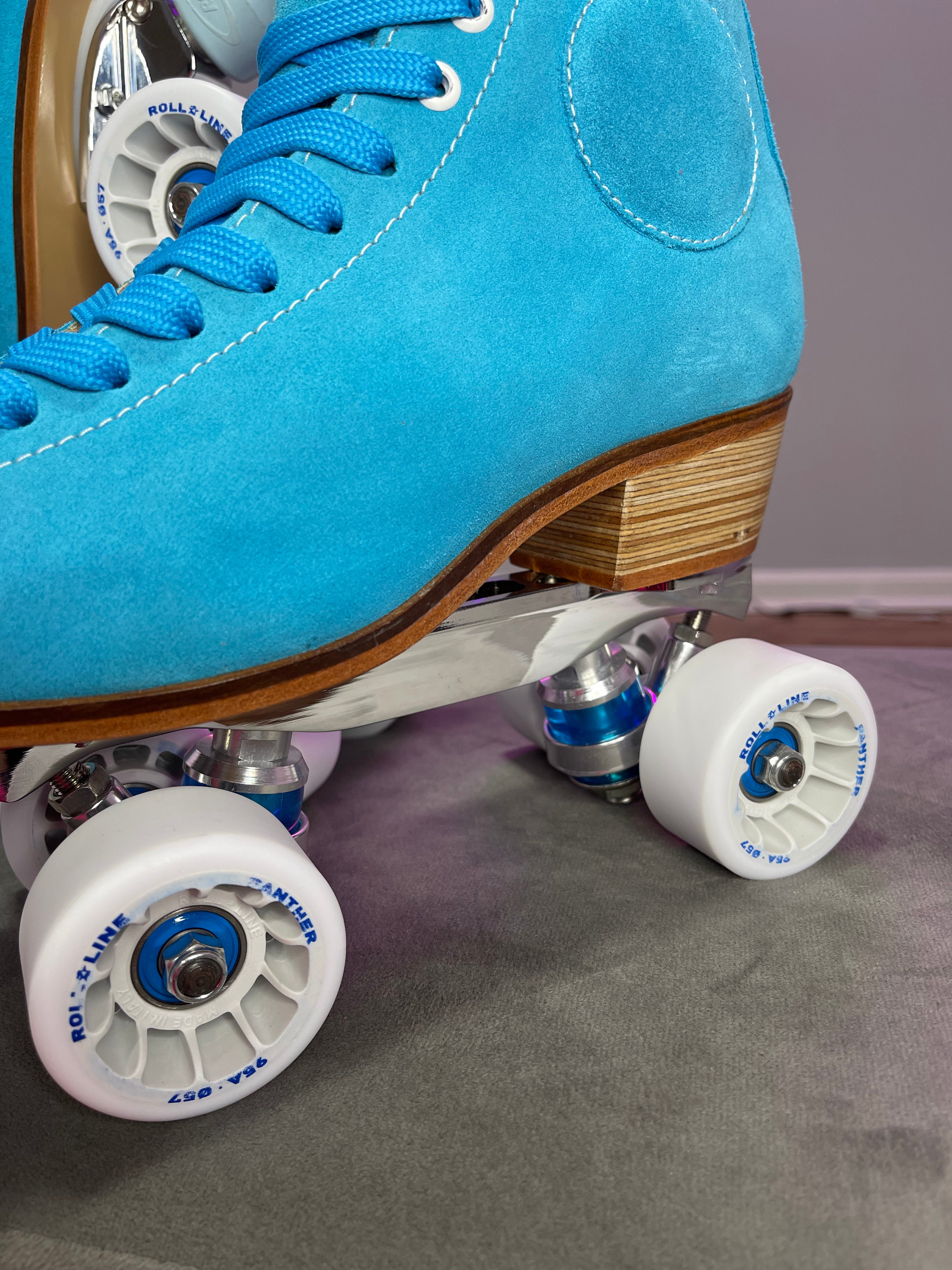 Unique Blue'd Up WIFA Street Suede Turquoise Sneakers - Stylish & Comfortable for Urban Fashion & Casual Wear