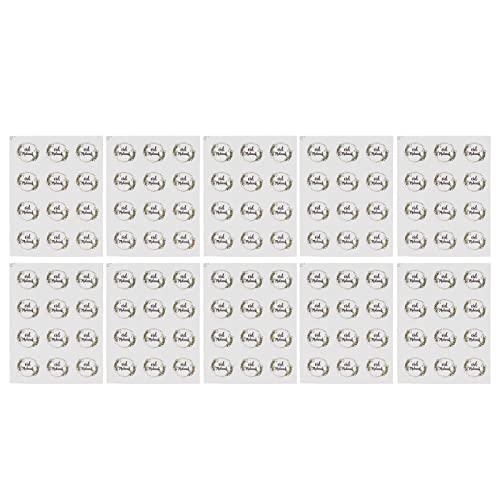 Ramadan Decoration Stickers - 3cm Floral Leaf Pattern Eid Mubarak Stickers for Ramadan & Eid Celebrations - Perfect for Home Decor, Gift Wrapping, and Party Supplies