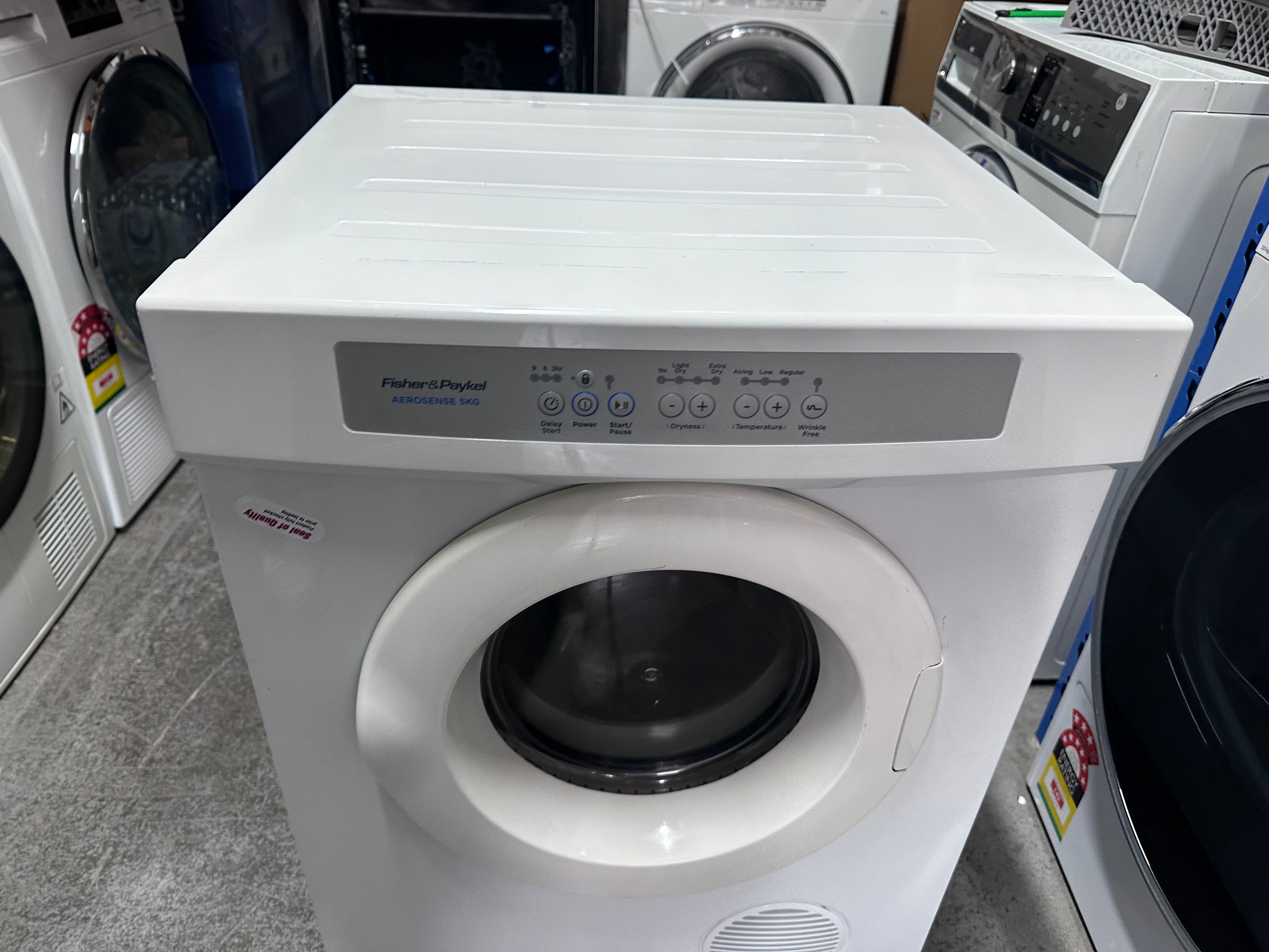 Refurbished Fisher & Paykel 5kg AeroSense Dryer - Compact & Energy Efficient Clothes Dryer for Apartments, Laundry Rooms & Small Spaces