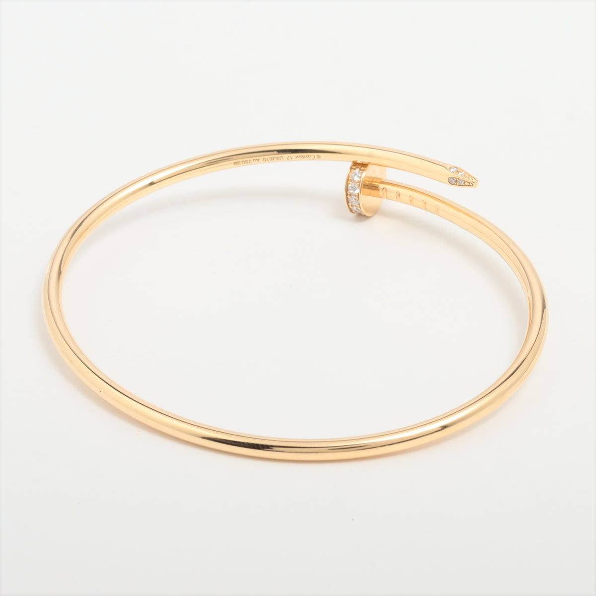 Cartier Juste un Clou Small Diamond Bracelet 17 - Luxury Gold Bangle for Women, Perfect for Parties, Weddings & Special Occasions