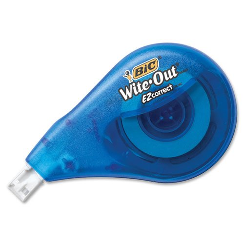 Bic Wite-Out EZ Correct Correction Tape - Quick & Easy White Out Tape for School, Office & Home - Perfect for Documents, Homework & Paper Editing