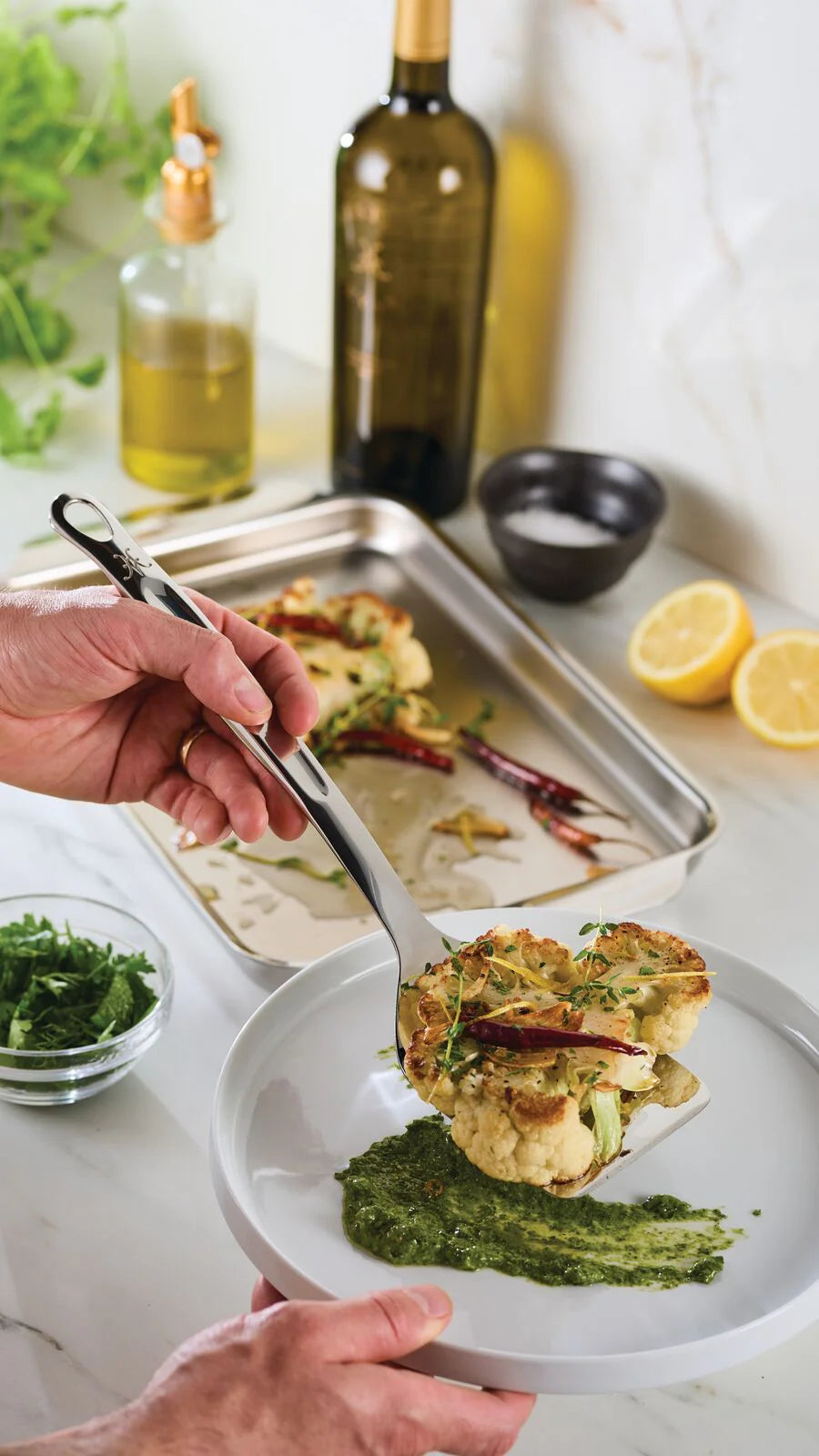 Hestan Provisions 13-Inch Stainless Steel Solid Turner Spatula - Heavy Duty Kitchen Utensil for Flipping Burgers, Pancakes & Eggs - Perfect for Grilling, Cooking & Baking