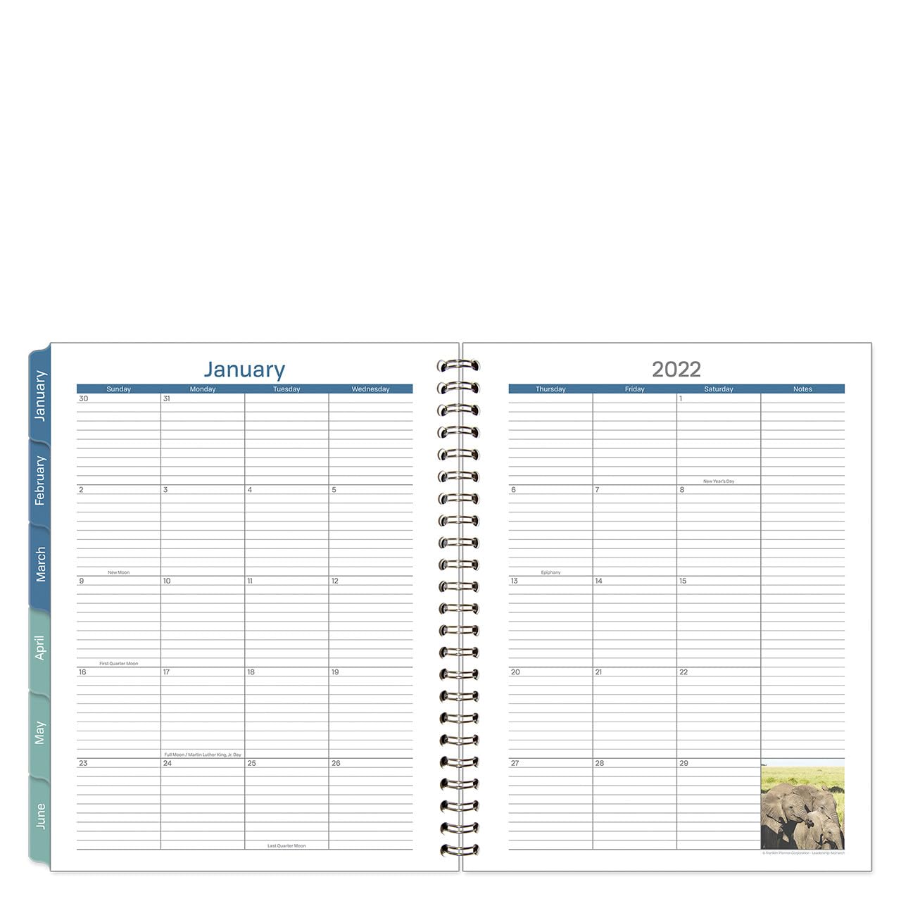 FranklinCovey 6-Month Leadership Planner - Wire-Bound Notebook (Monarch, January 2025 - June 2025) | Executive Organizer for Goal Setting, Time Management & Productivity | Perfect for Professionals, Students & Entrepreneurs