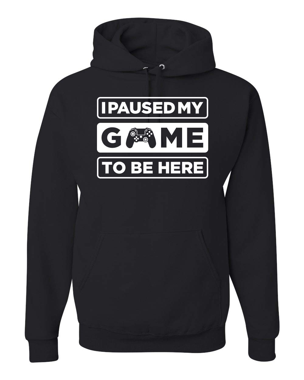 Paused My Game to Be Here Gaming Hoodie - Unisex Graphic Sweatshirt for Gamers & Sports Fans | Perfect for Gaming Sessions, Esports Events & Casual Wear