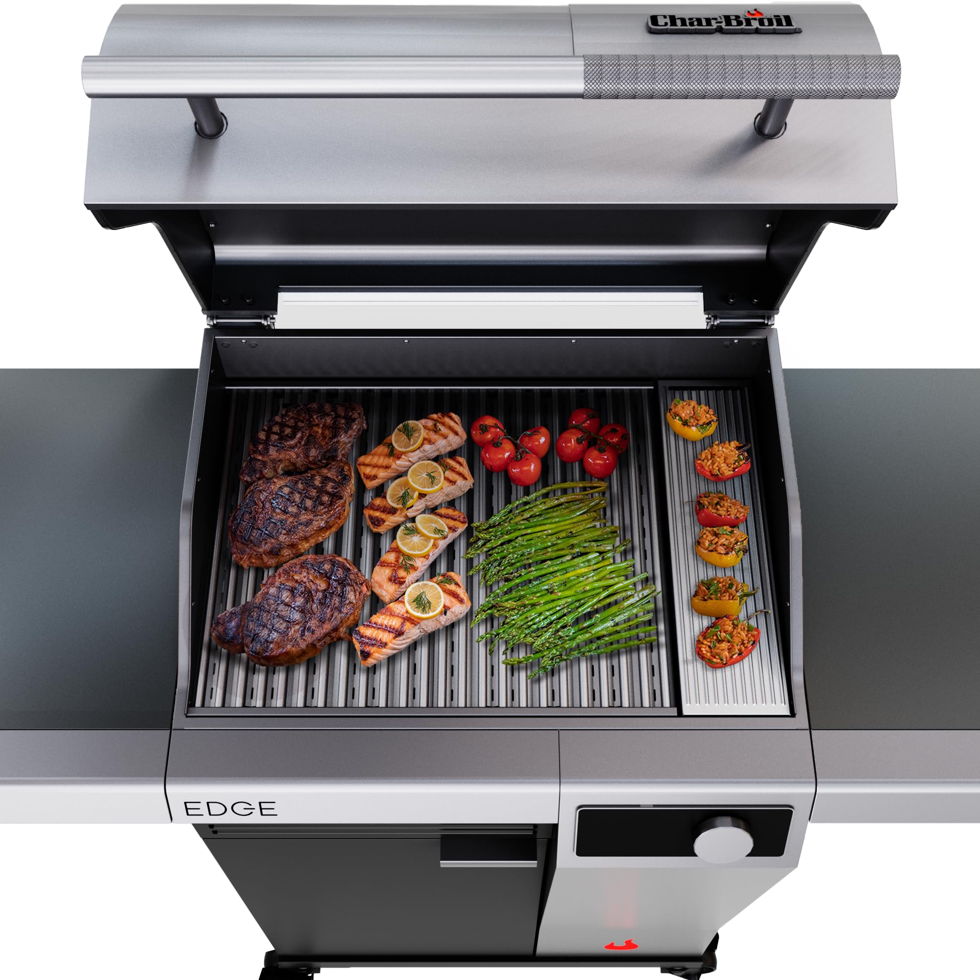 Char-Broil 22652143 Edge Electric Grill - Portable Outdoor Grill for Patio, Balcony & Camping - Perfect for BBQ, Tailgating & Small Spaces