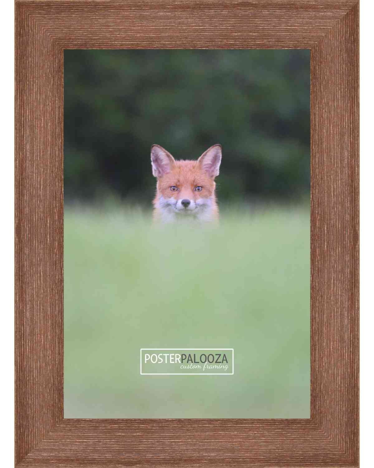 18x36 Distressed Wood Picture Frame with UV Acrylic & Foam Backing - Vintage Style Wall Art Display for Posters, Photos & Canvas - Perfect for Home, Office & Gallery Decor