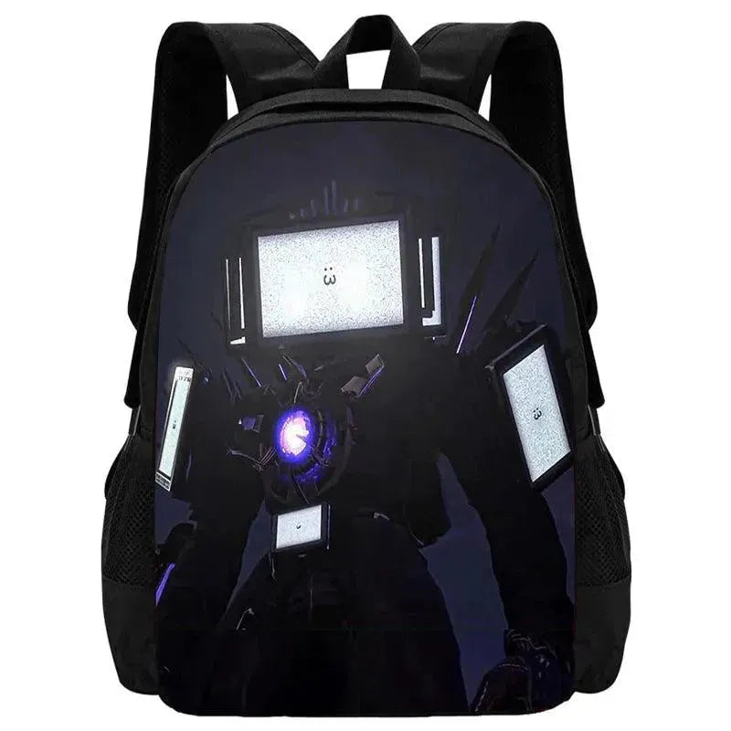 Custom Skibidi Backpack Set for School, Travel & Outdoor Adventures - Durable & Stylish Kids & Teens Backpack