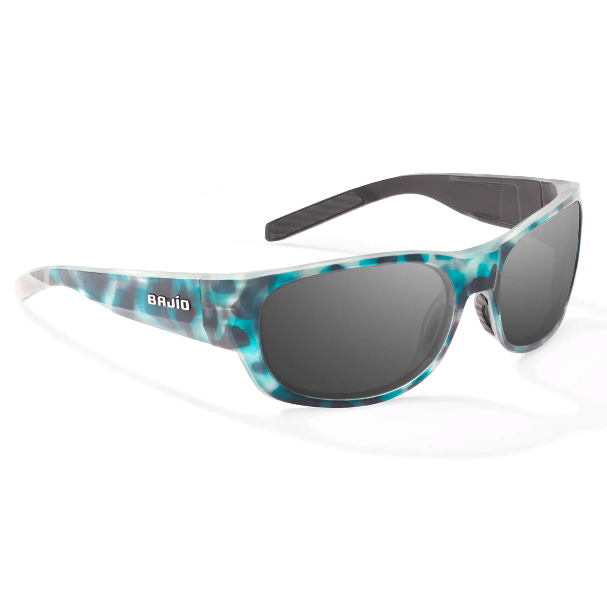 Bajio Darien Medium Men's Polarized Sunglasses - Light Blue Water Matte/Grey Lenses for Outdoor Sports & Driving