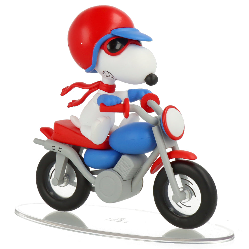 Peanuts Series 13 Motocross Snoopy Collectible Figurine - Premium UDF Vinyl Statue for Display, Gifts & Anime Fans