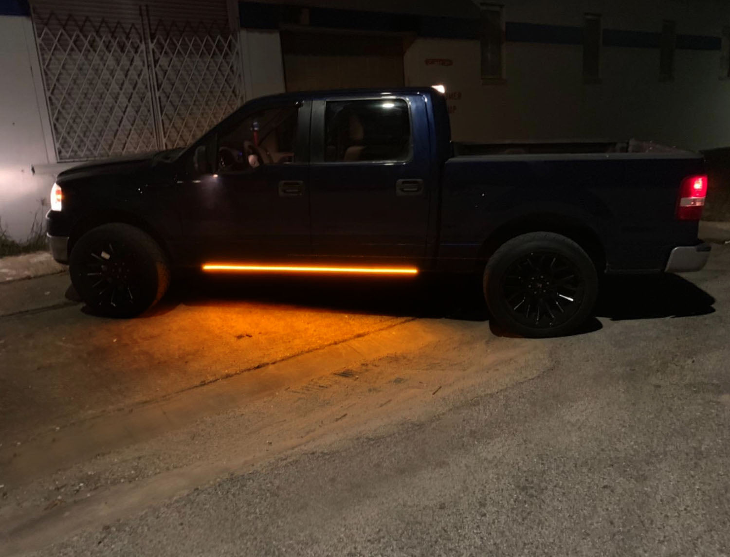 40 Amber 63 SMD Flexible LED Running Board Lights for Trucks & SUVs - Waterproof Step Lighting Kit for Off-Road, Night Driving & Vehicle Customization