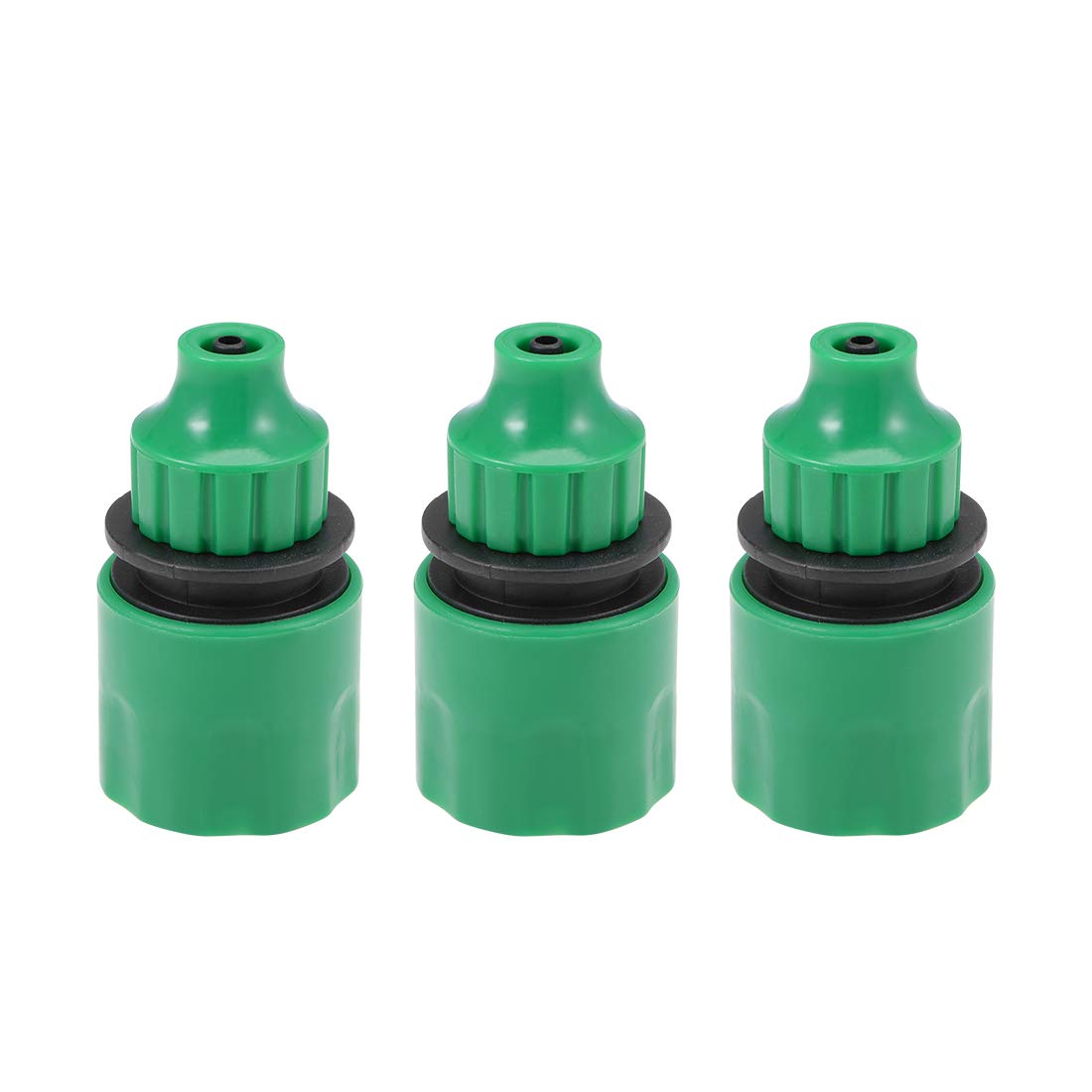uxcell Quick Connector Hose Pipe Adapter Fitting - 4mm Inner Diameter for Garden Irrigation System (3pcs) - Perfect for Watering Plants, Lawn Sprinklers & Drip Irrigation