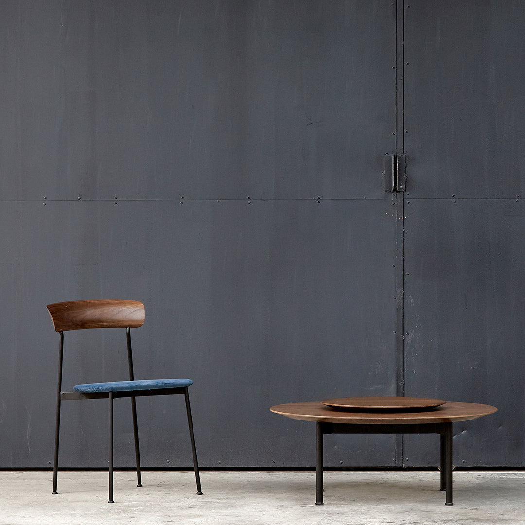 Crawford Modern Dining Chair - Upholstered Fabric Seat, Sturdy Wooden Legs - Perfect for Kitchen, Dining Room, Breakfast Nook & Home Office