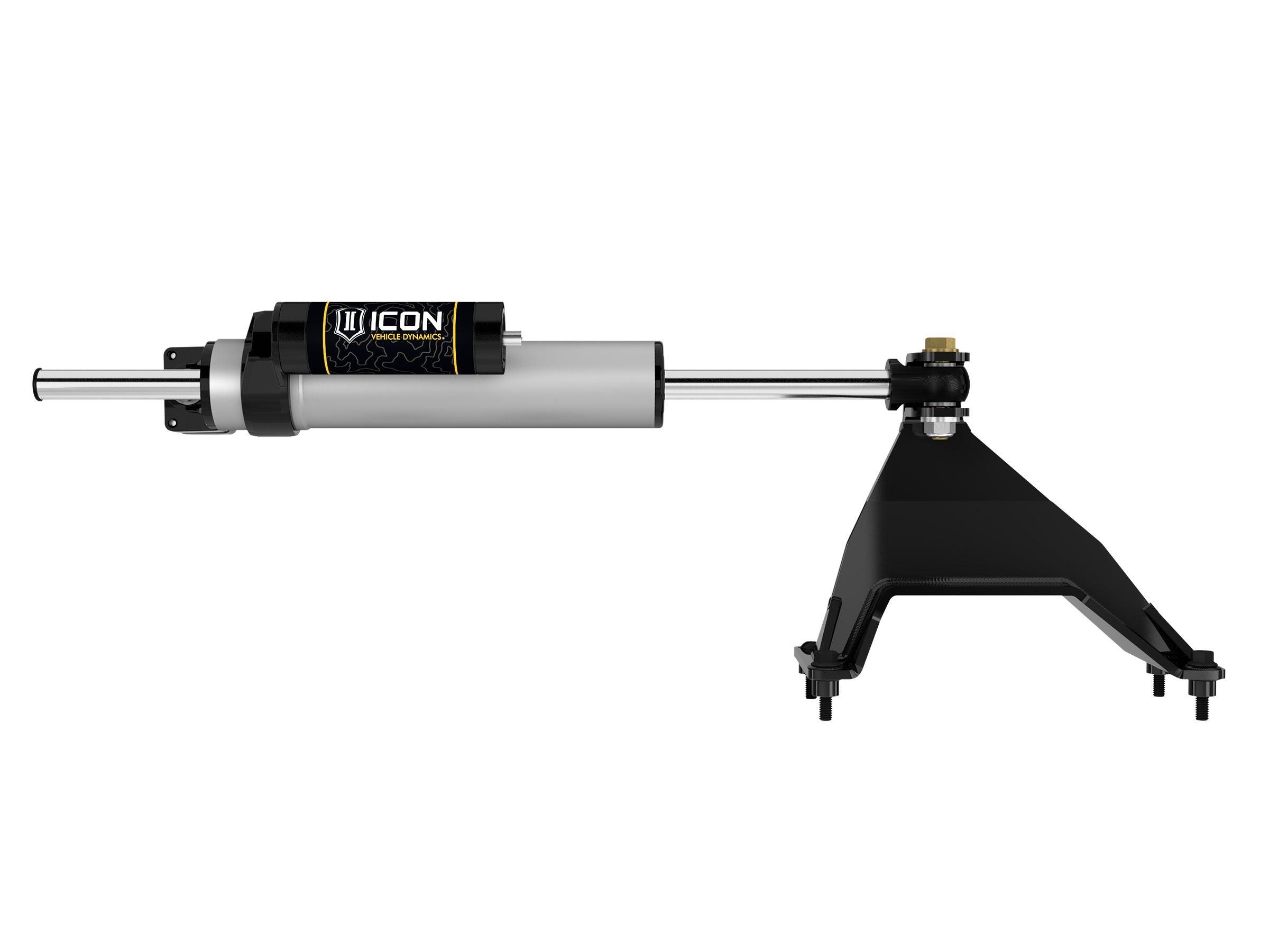 2005-2024 Ford F450 F550 Heavy Duty Centerline Through Shaft Steering Stabilizer - Improves Handling & Reduces Vibration for Off-Road & Towing