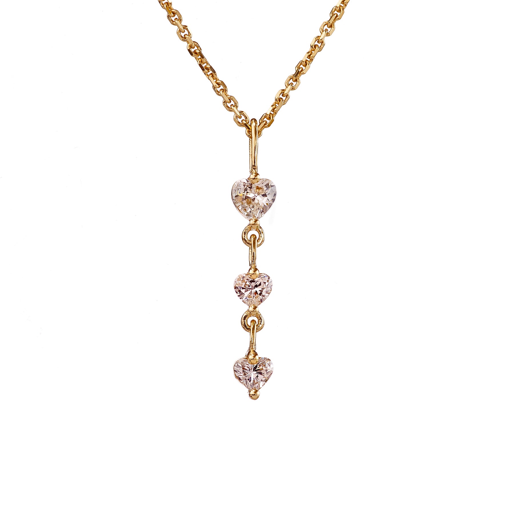 Elegant Diamond Necklace with Delicate Heart Pendant - Perfect for Valentine's Day Gifts & Anniversary Jewelry