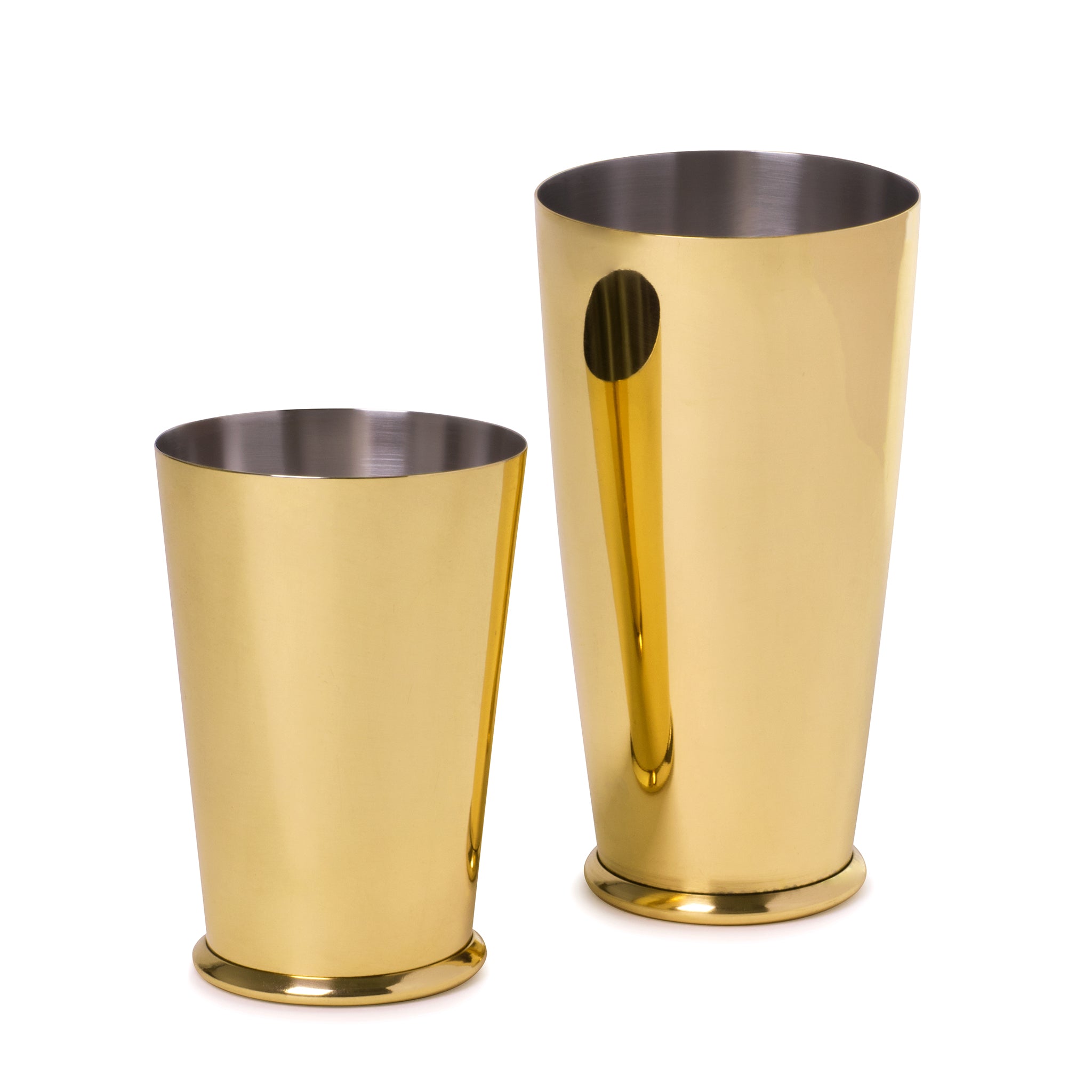 Premium Leopold® Weighted Cocktail Shaker Set - 24K Gold Plated Bar Tools for Professional Mixologists & Home Bartenders | Perfect for Martini, Margarita & Whiskey Sour Cocktails