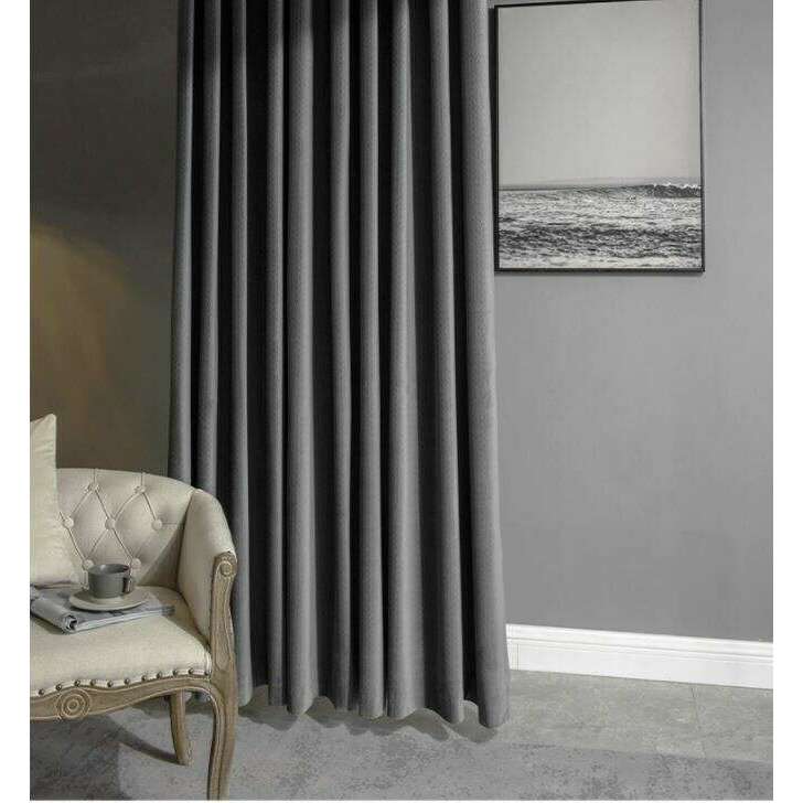 Luxury Jacquard Velvet Woven Design Curtains - Light Gray | Elegant Window Treatments for Living Room, Bedroom & Dining Room | Blackout Drapes with Premium Textured Fabric