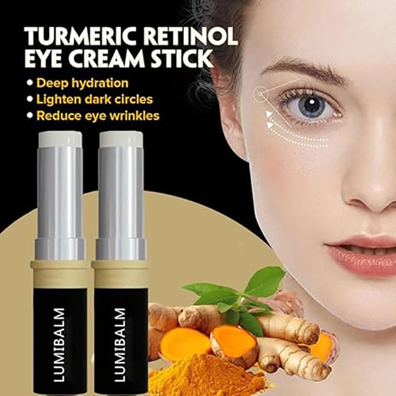 **Lumibalm Eye Cream for Under Eye Bags – Instant Dark Circle & Puffiness Reducer (4-Pack) – Brighten & Refresh Tired Eyes for Work, Travel & Late Nights**