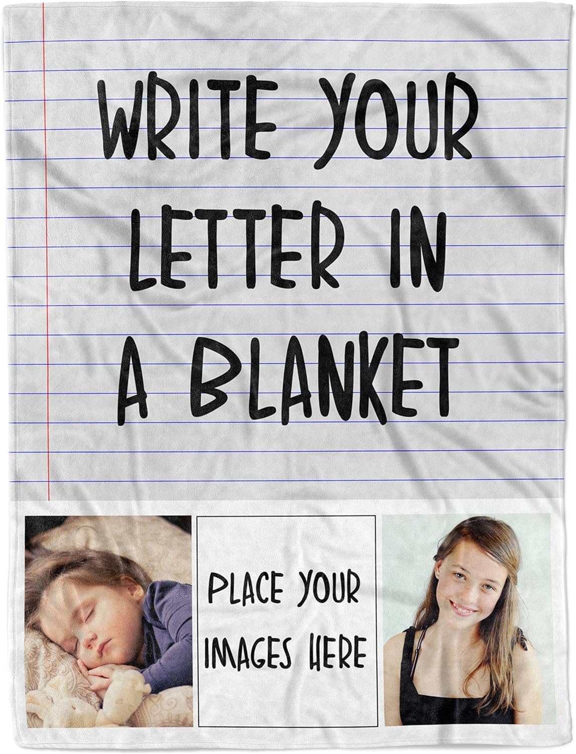 Personalized Letter Blanket - 60