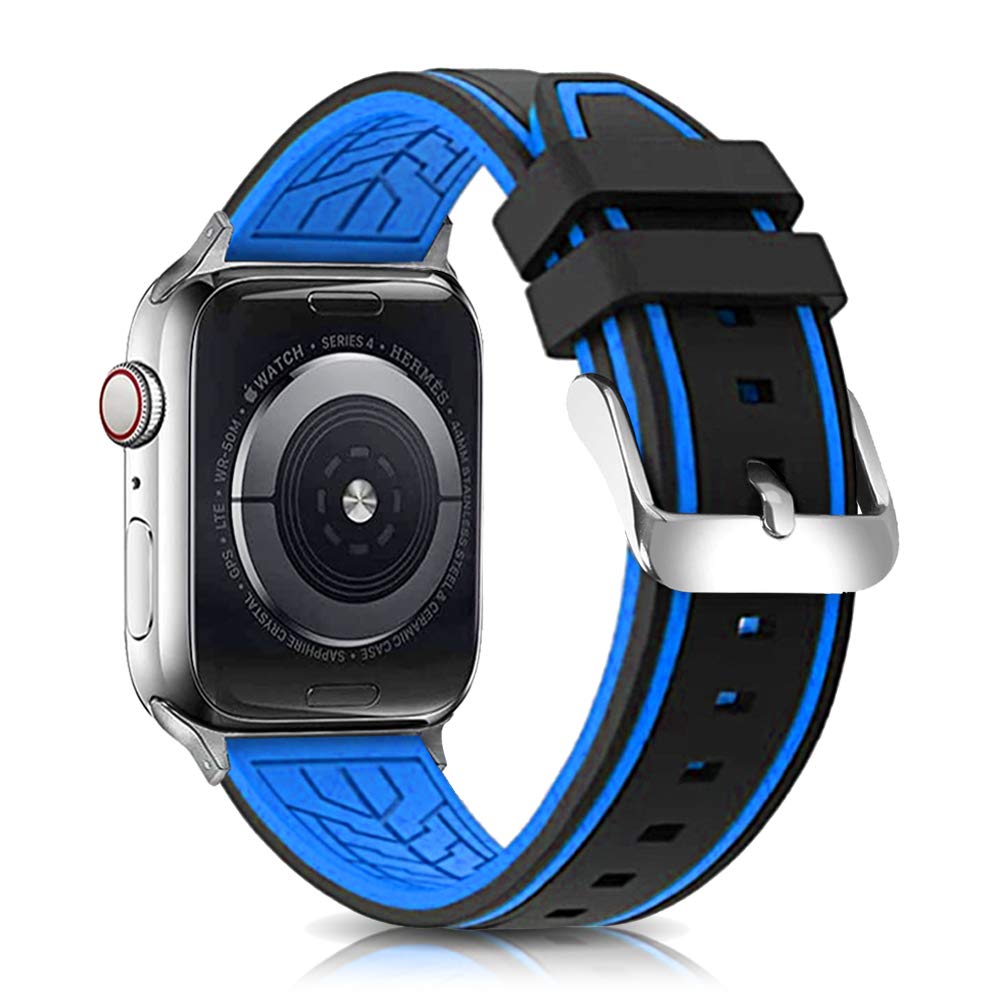 Compatible with Apple Watch Bands 49mm 45mm 44mm 42mm 41mm 40mm 38mm - Soft Silicone Sport Strap for iWatch Series Ultra 2/SE/10/9/8/7/6/5/4/3 - Durable Sweatproof Replacement Watch Band for Men & Women - Perfect for Running, Gym Workouts & Outdoor Activities