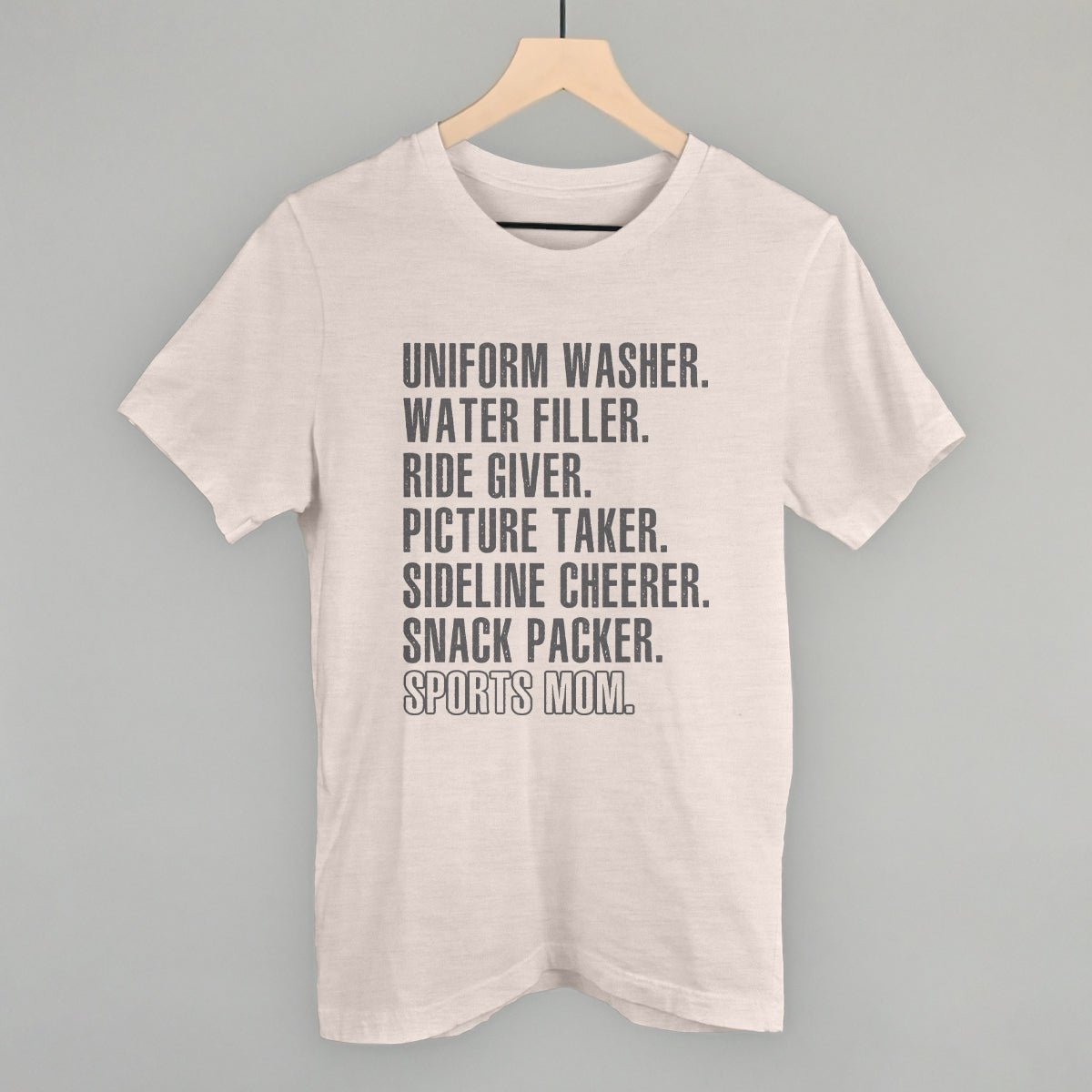 Sports Mom Distressed T-Shirt - Comfortable & Stylish Athletic Tee for Active Moms - Perfect for Gym, Running & Casual Wear
