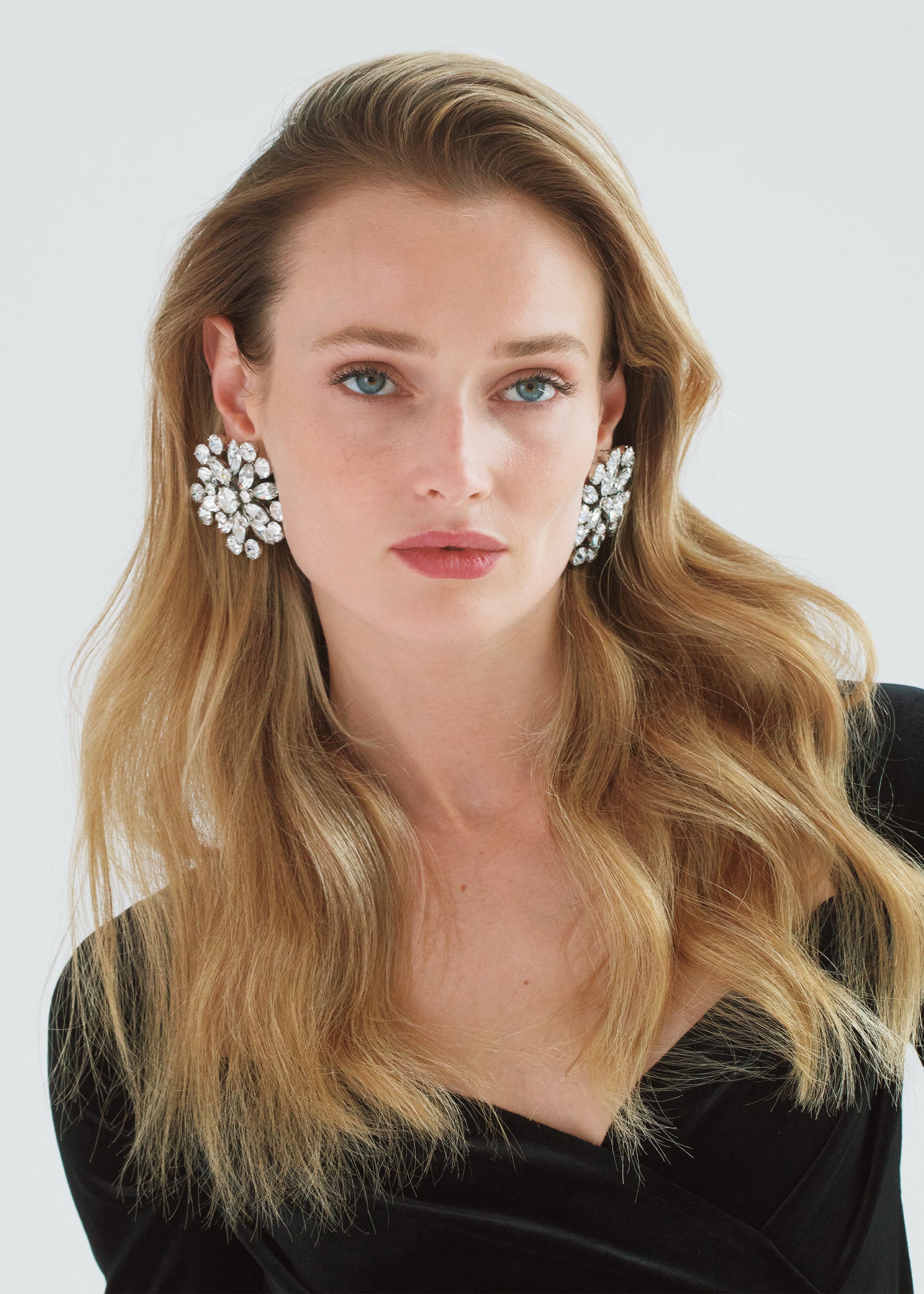 Ariah Crystal Earrings for Women - Elegant Dangle Drop Earrings for Party, Wedding & Everyday Wear