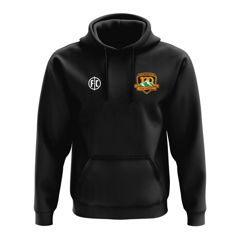Upper Hutt City FC 100th Anniversary Hooded Sweatshirt with Pocket Print - Perfect for Soccer Fans, Game Days & Casual Wear