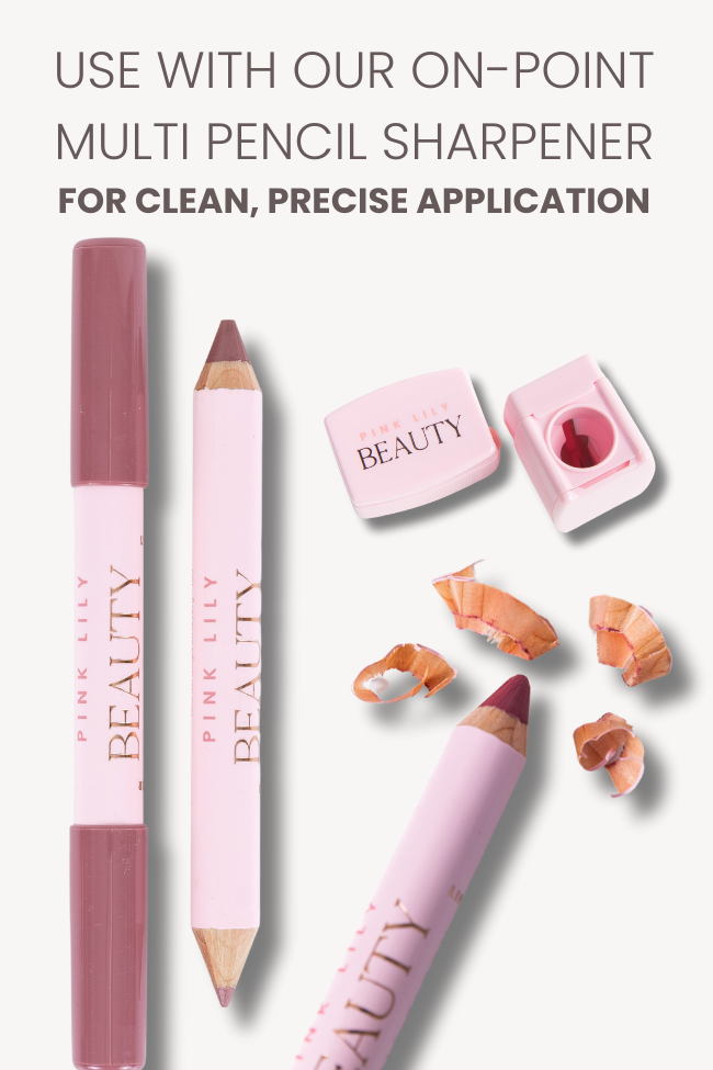 Pink Lily Beauty Double Bloom Dual Lipstick & Lip Liner Set - Cotton Candy Pink | Long-Lasting Matte & Glossy Finish | Perfect for Everyday Wear, Date Night & Special Occasions