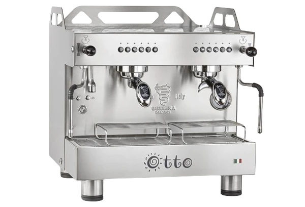 AMTPO Otto 2-Group Compact Espresso Machine 220V - Professional Coffee Maker for Cafes & Restaurants | Perfect for High-Volume Brewing & Commercial Use