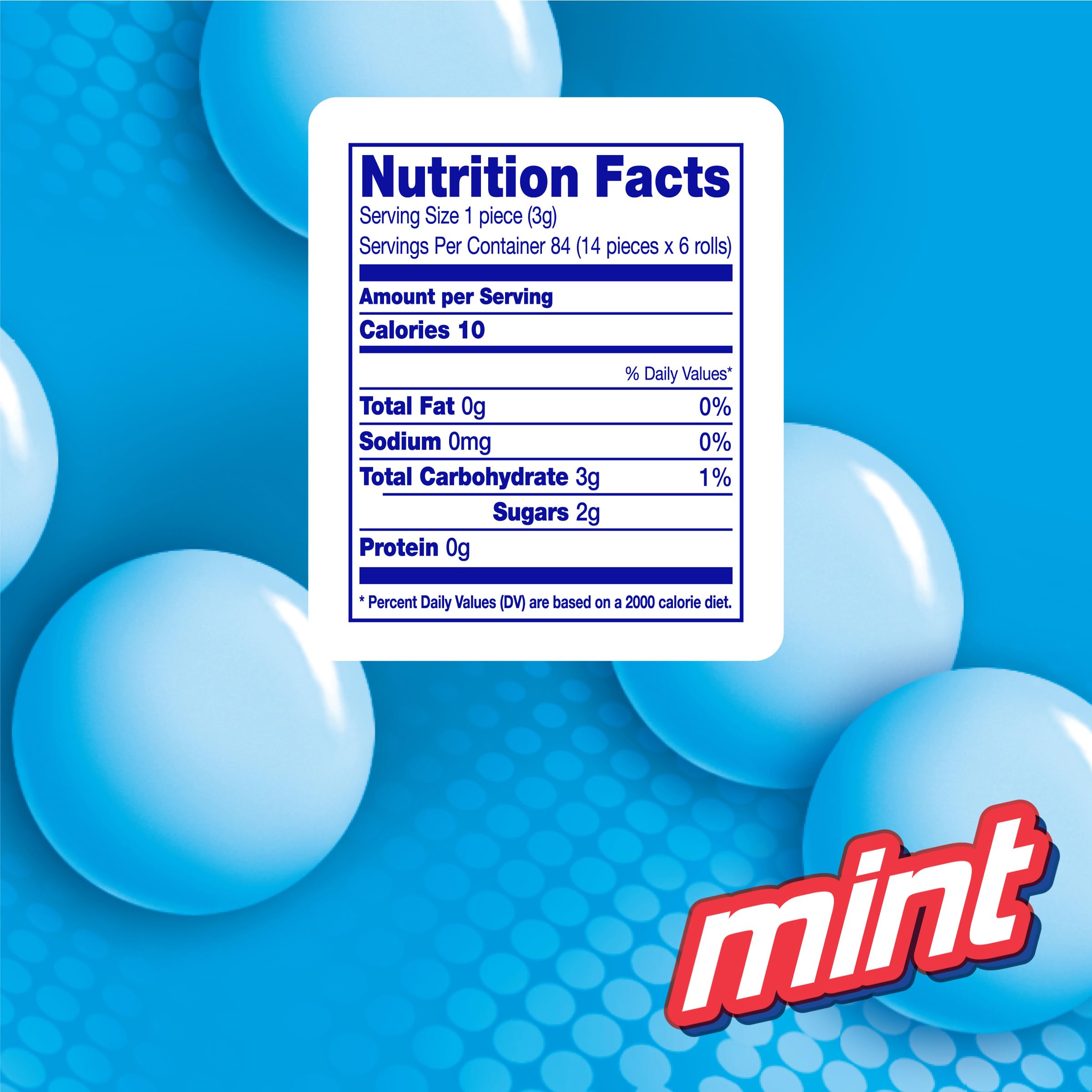 Mentos Chewy Mint Candy Rolls - Fresh Mint Flavor, 1.32oz (15 Rolls) - Perfect for Office Snacks, Travel & On-the-Go Refreshment