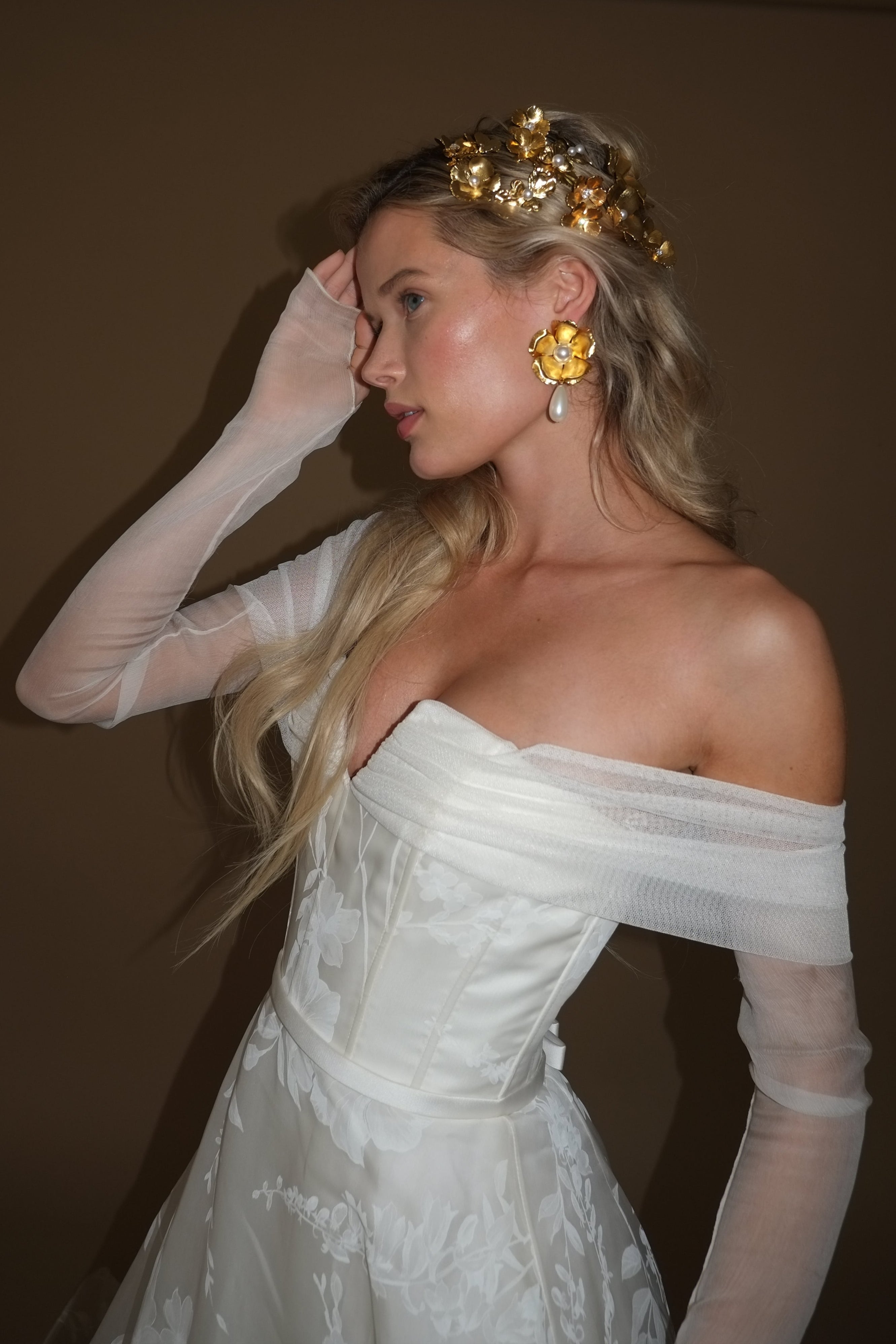 Eden Pearl Teardrop Earrings for Women - Elegant Dangle Pearl Jewelry for Wedding, Party & Special Occasions