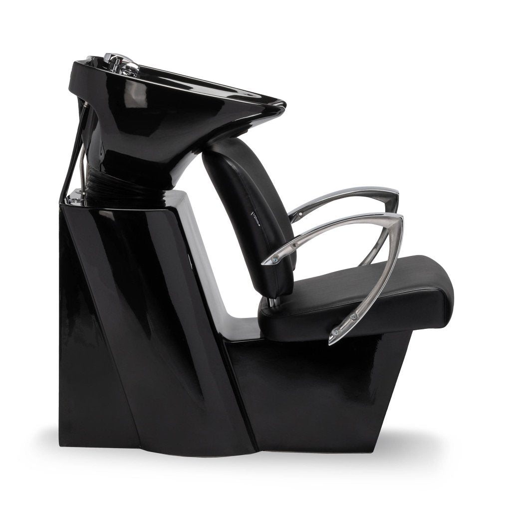 Lanvain Raven Shampoo Unit Chair 23028 - Professional Salon Hair Washing Sink with Adjustable Headrest for Barber & Beauty Shops, Home Use