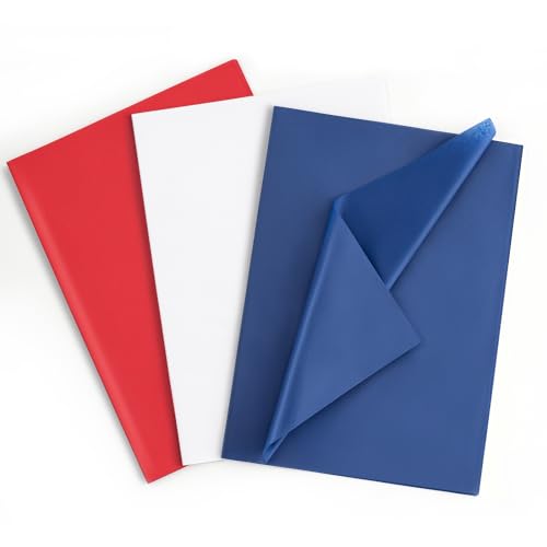 red, white and blue