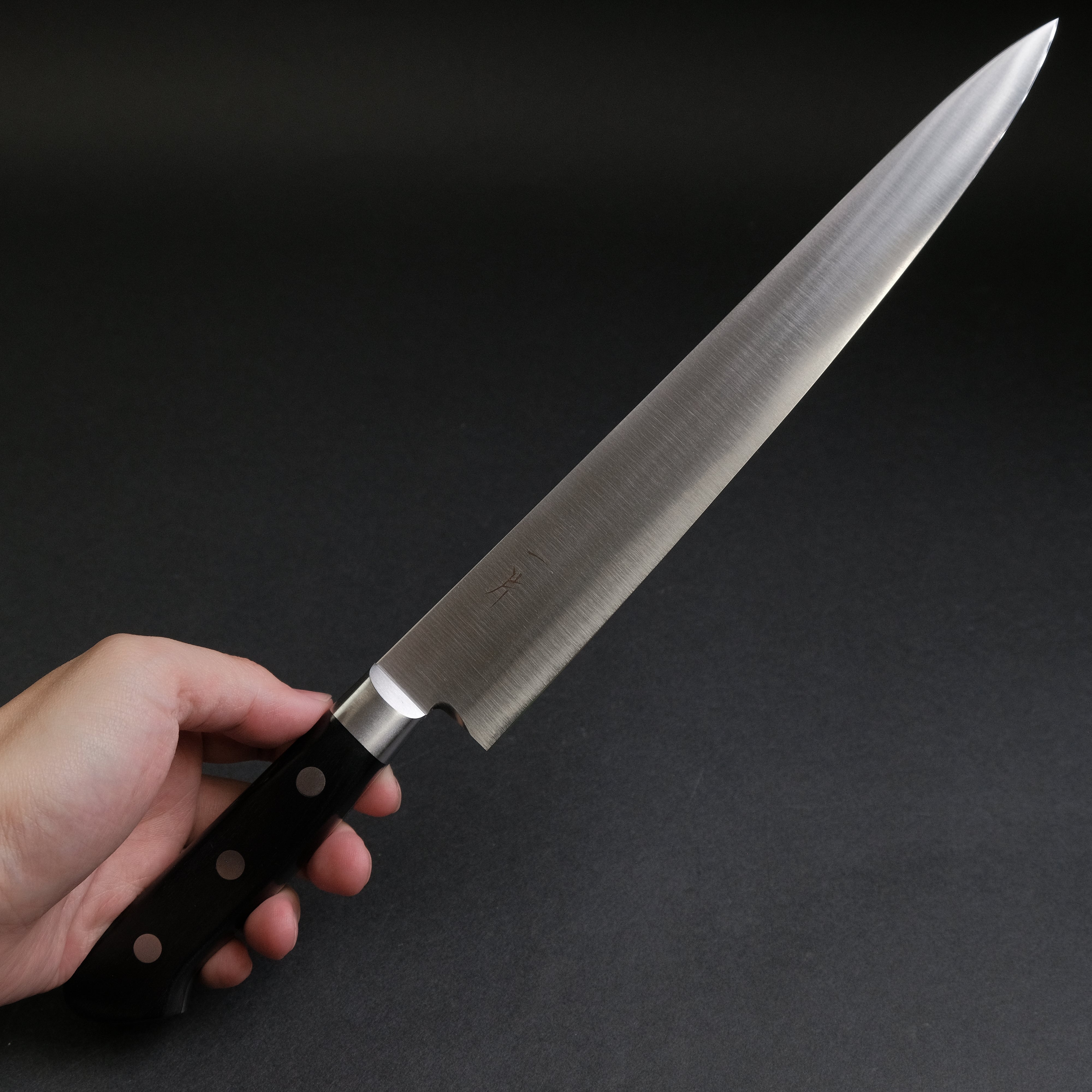 Hitohira FJ VG-10 Sujihiki Japanese Sushi Knife 240mm with Pakkawood Handle - Premium Sashimi & Sushi Chef Knife for Professional Kitchen & Home Cooking