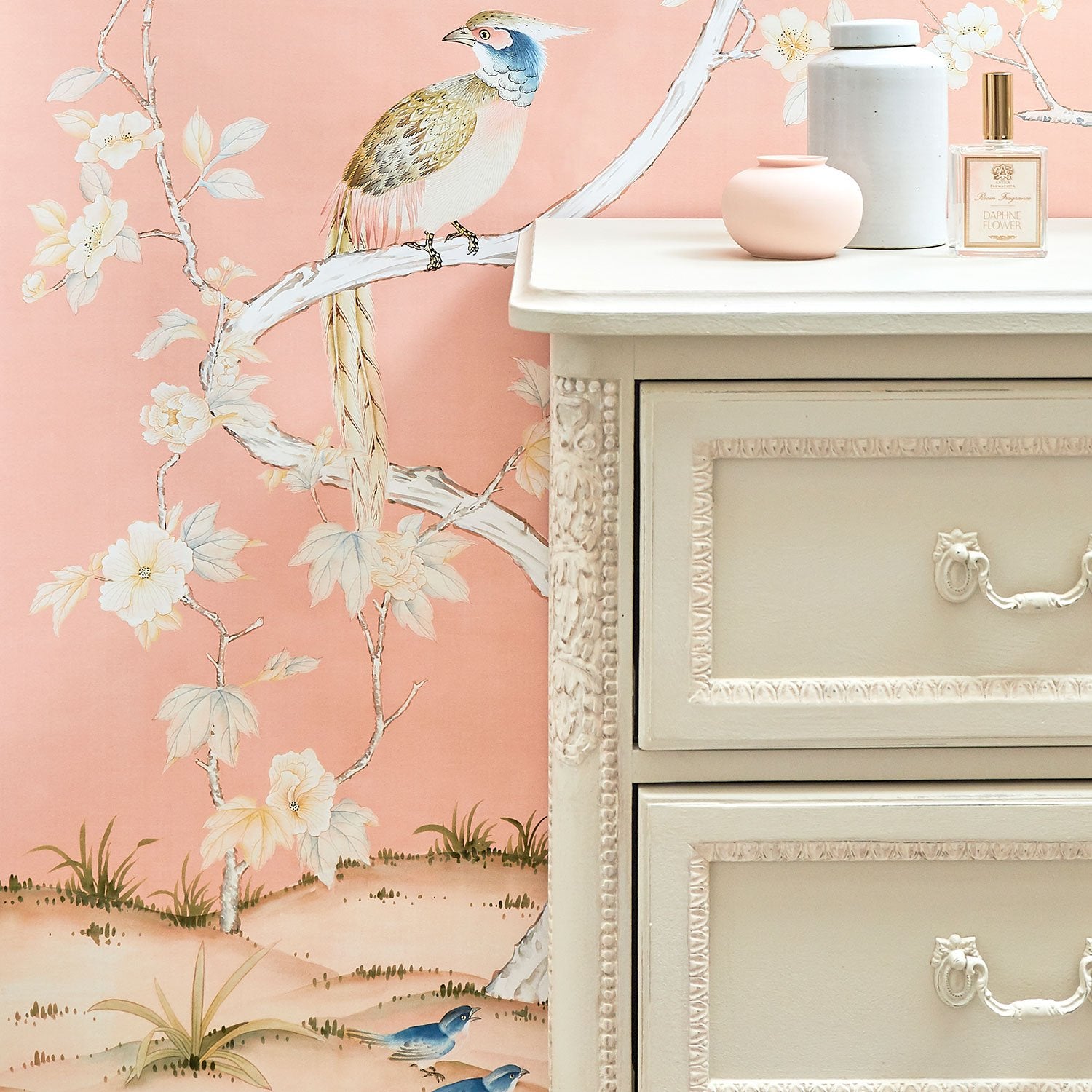 Carlisle in Coral Mural - Premium Wall Art Decor for Home & Office - Perfect for Living Room, Bedroom, or Office Spaces