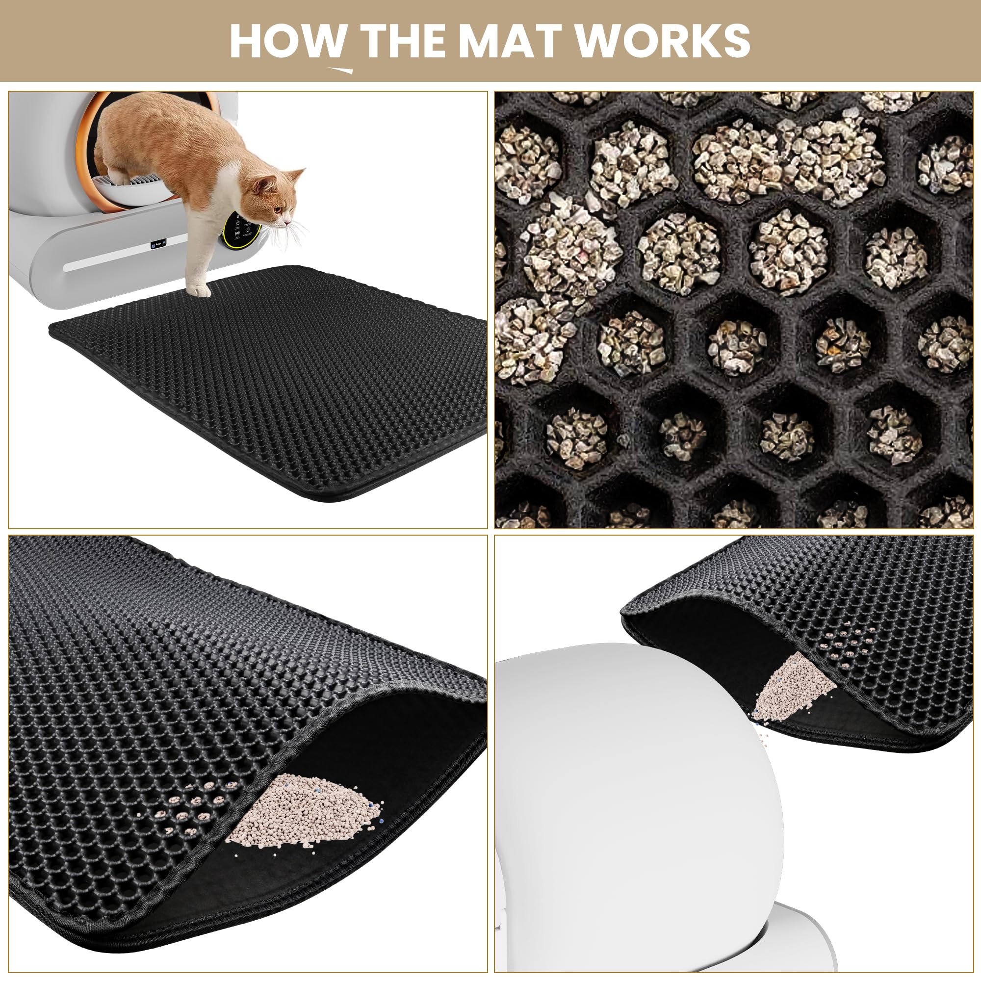 Self Cleaning Litter Box PRO - Automatic Cat Litter Box with APP Control, Odor Removal & Double Layer Trapping Mat for Multiple Cats | Perfect for Smart Homes & Busy Pet Owners