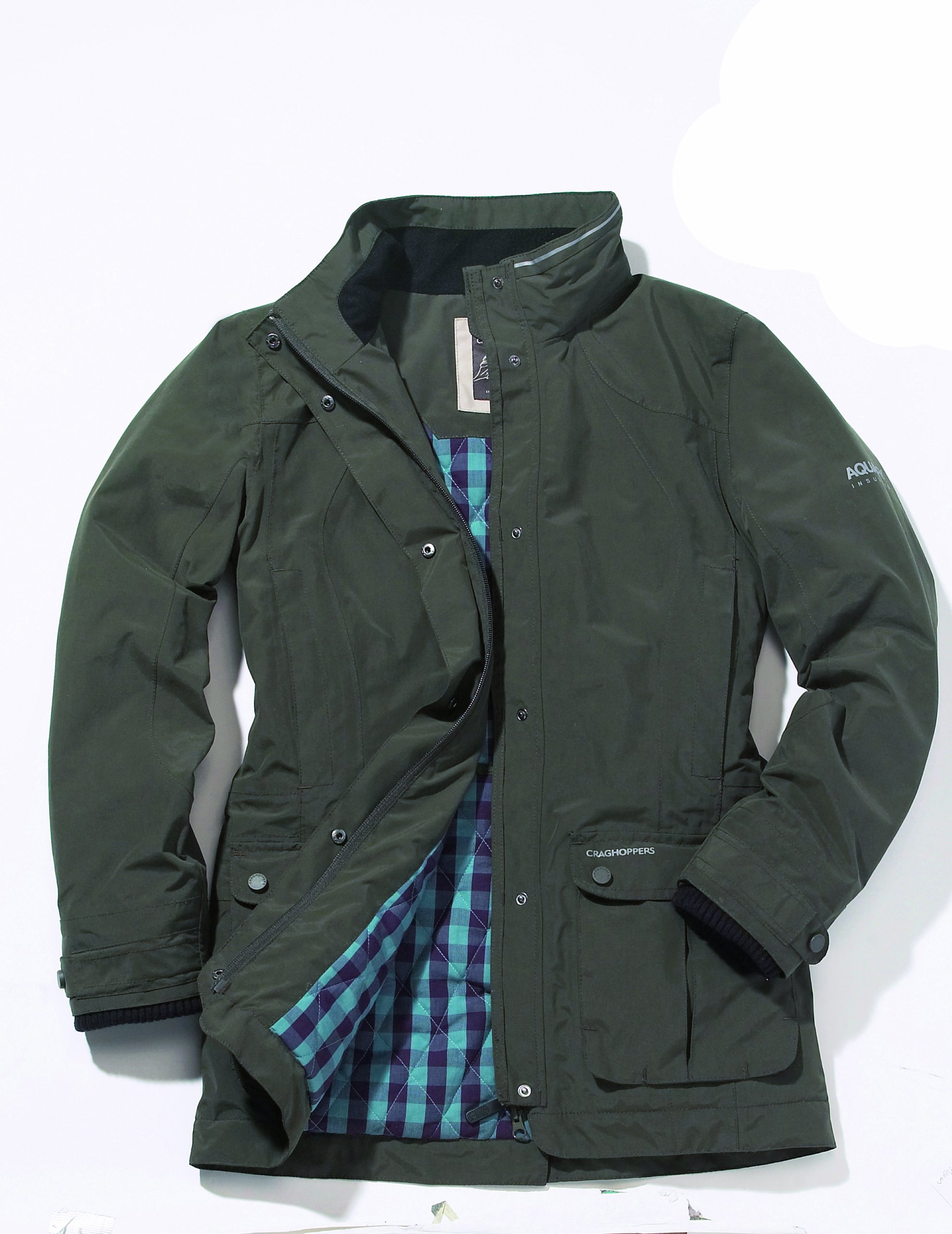 Craghoppers Women's Helos Long Sleeve Winter Jacket - Waterproof Windproof Insulated Coat for Hiking, Camping & Outdoor Adventures