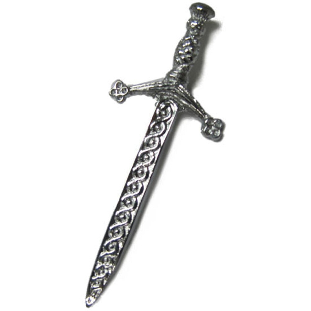 Elegant Decorative Kilt Pin with Gift Box - Perfect for Scottish Weddings, Highland Dances & Celtic Events