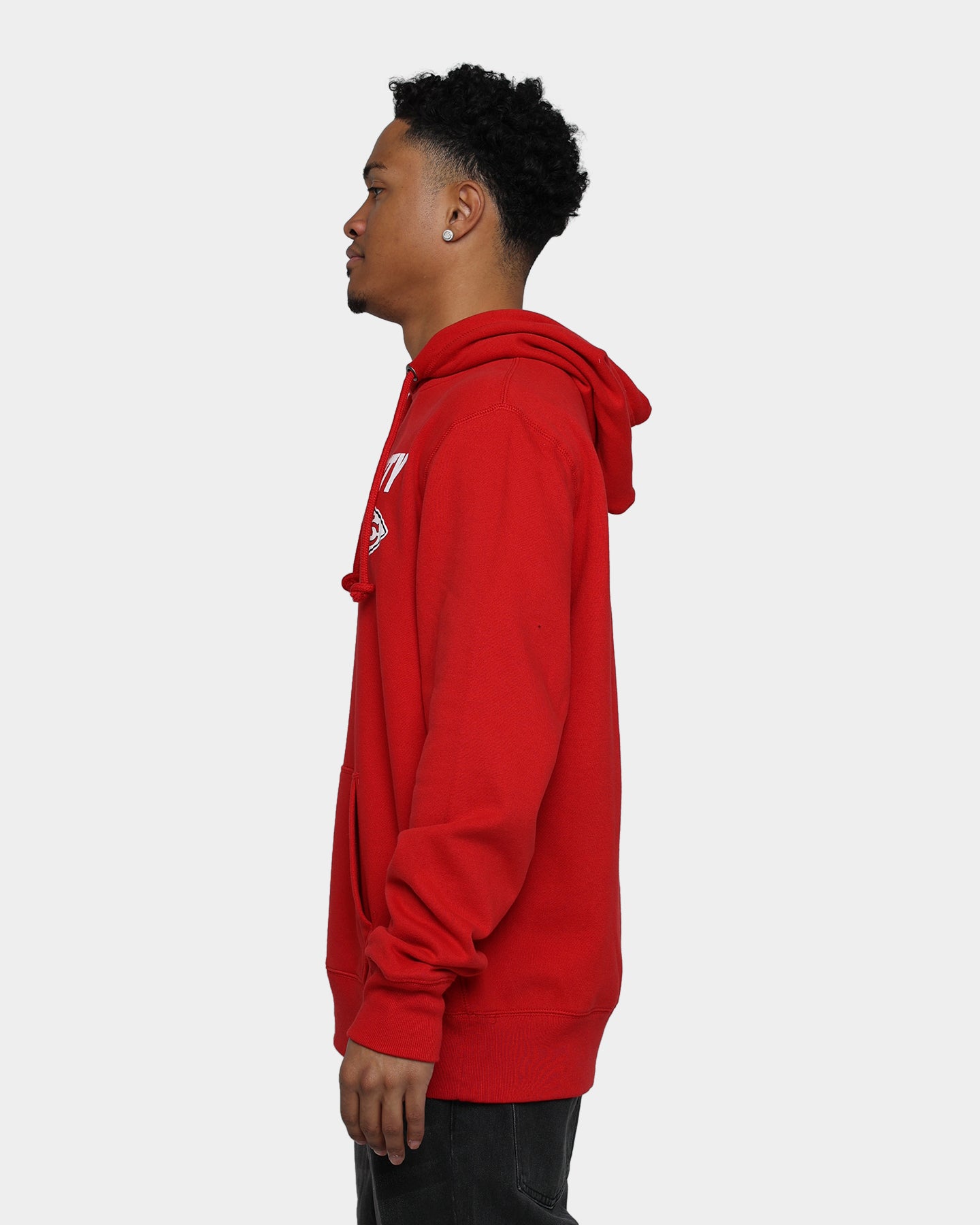47 Brand Kansas City Chiefs NFL Hoodie - Red Team Logo Pullover for Men & Women - Perfect for Game Day, Tailgating & Casual Wear
